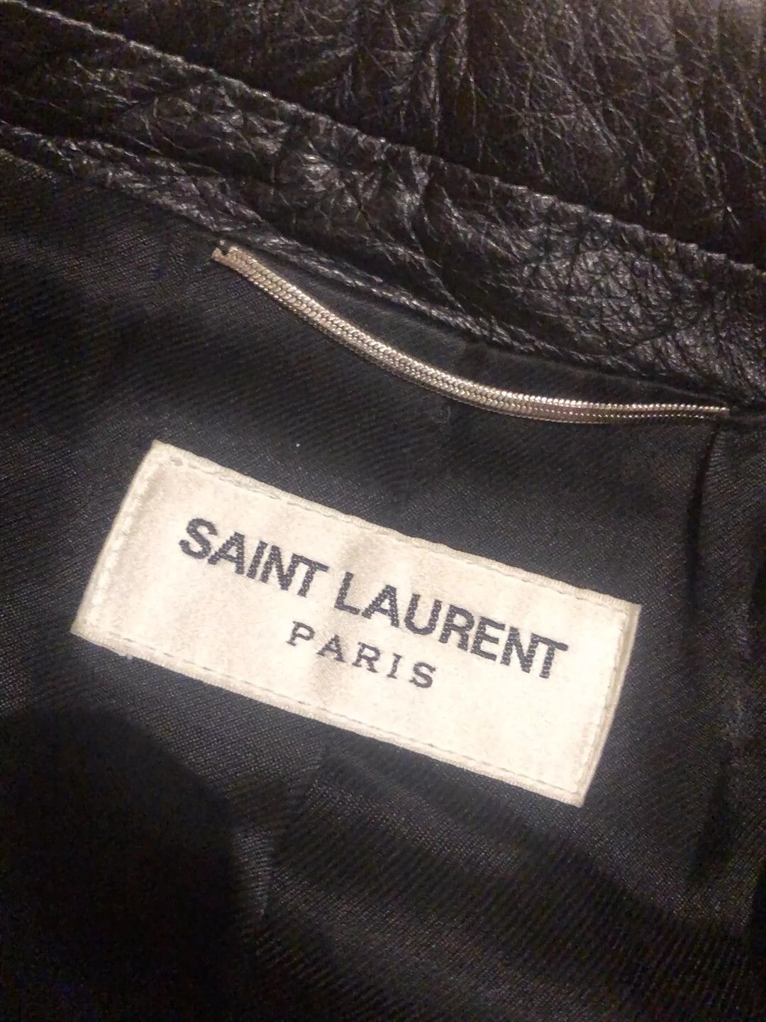 Saint Laurent Paris Saint Laurent Paris Pure black leather jacket Size US L / EU 52-54 / 3 - 8 Thumbnail