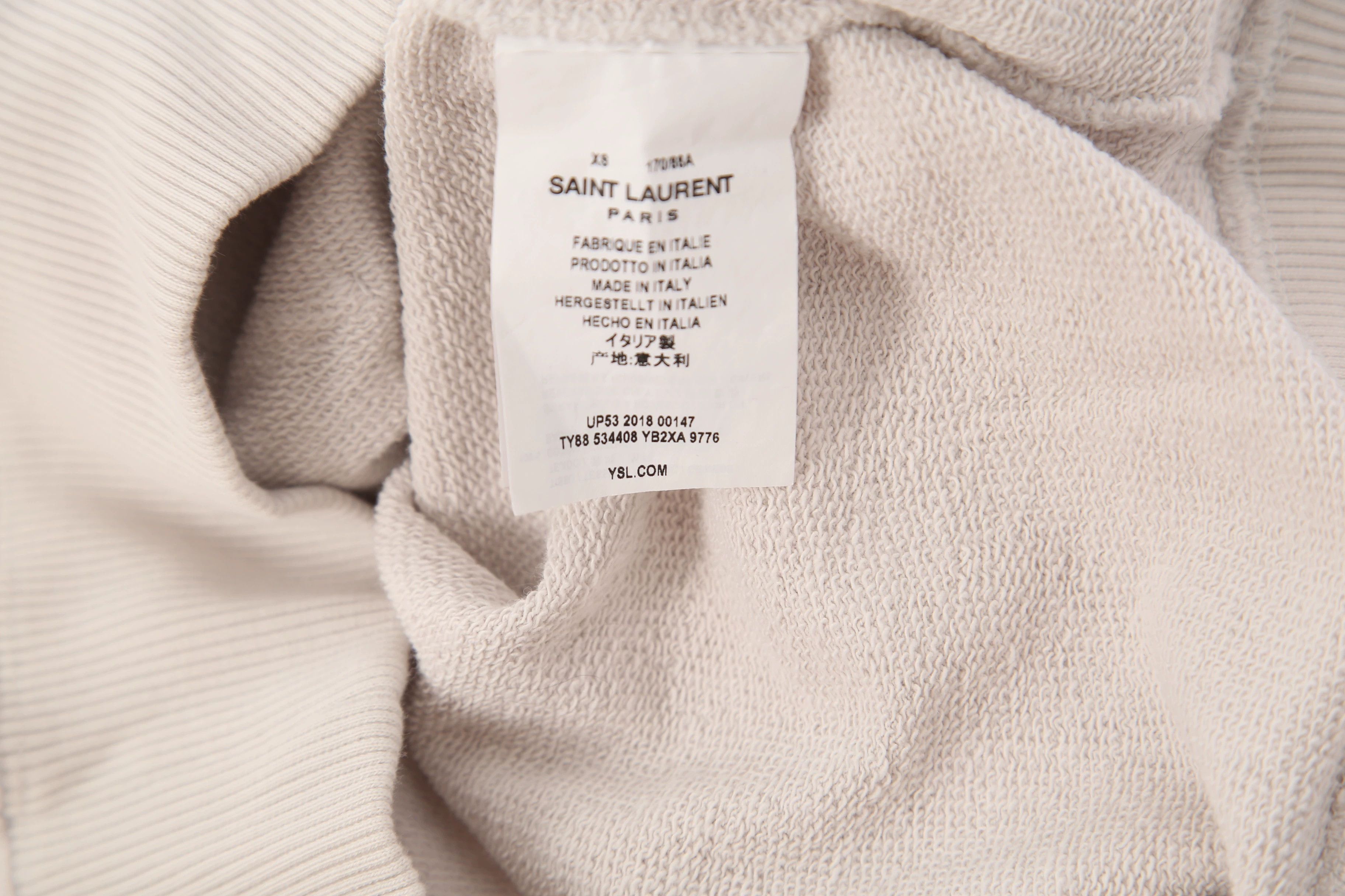 Saint Laurent Paris Saint Laurent Paris Letter hoodie Size US XS / EU 42 / 0 - 10 Thumbnail
