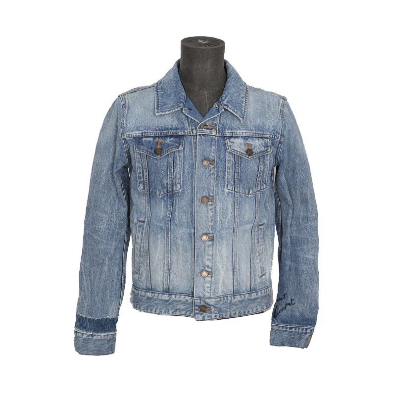 Saint Laurent Paris Saint Laurent Paris Denim jacket Size US M / EU 48-50 / 2 - 9 Thumbnail