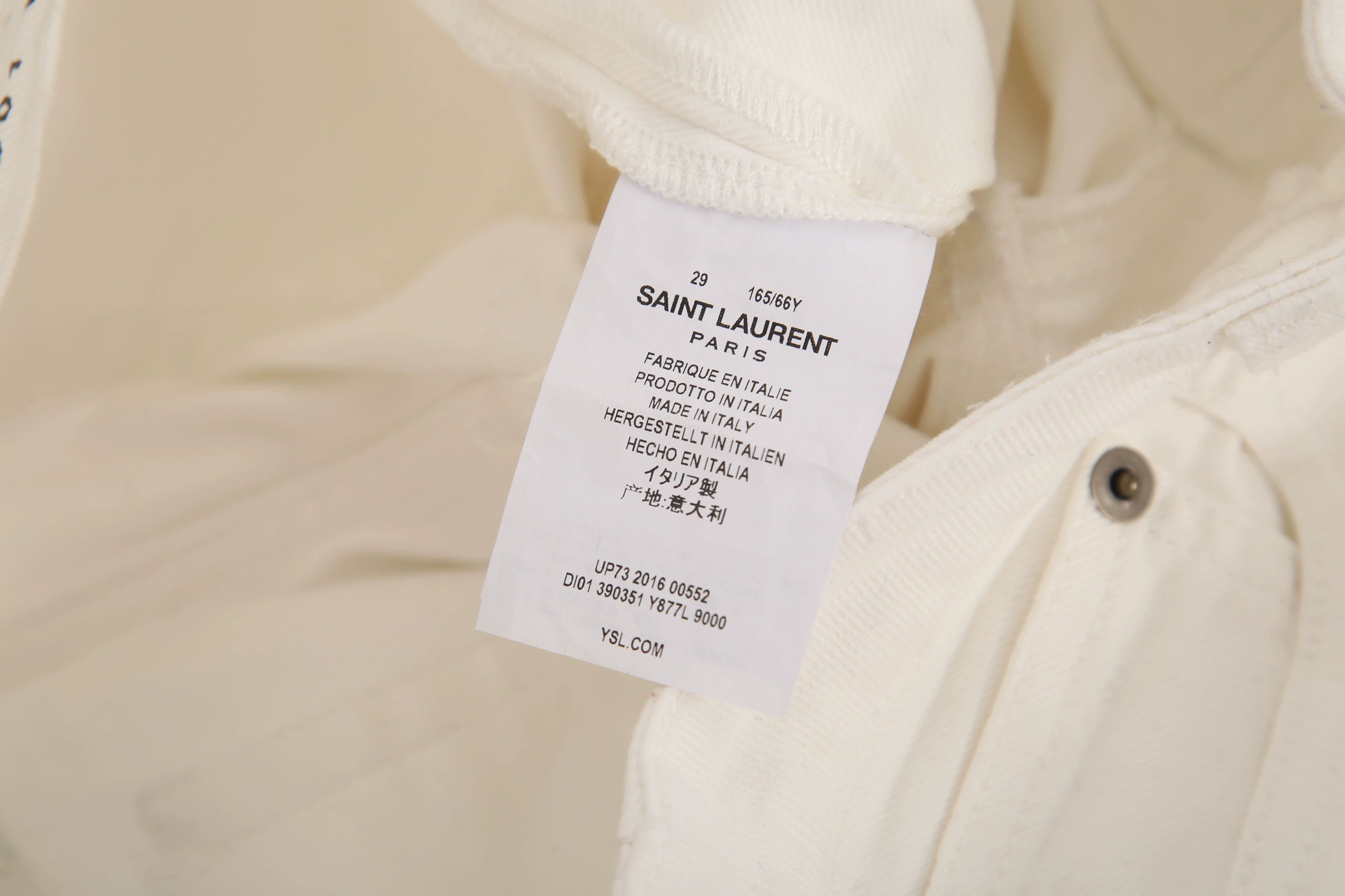 Saint Laurent Paris Saint Laurent Paris White casual pants Size US 29 - 7 Thumbnail