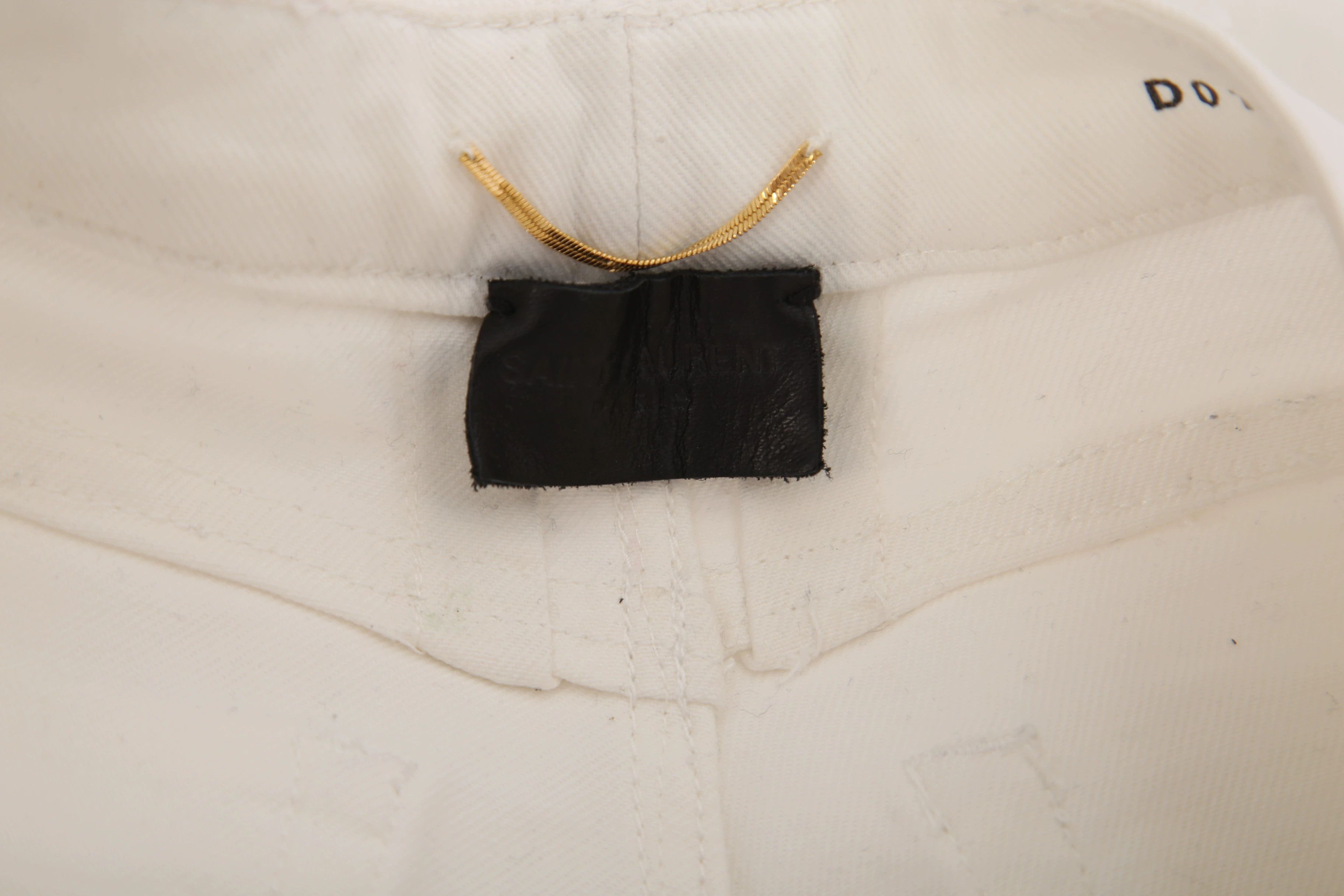 Saint Laurent Paris Saint Laurent Paris White casual pants Size US 29 - 3 Thumbnail