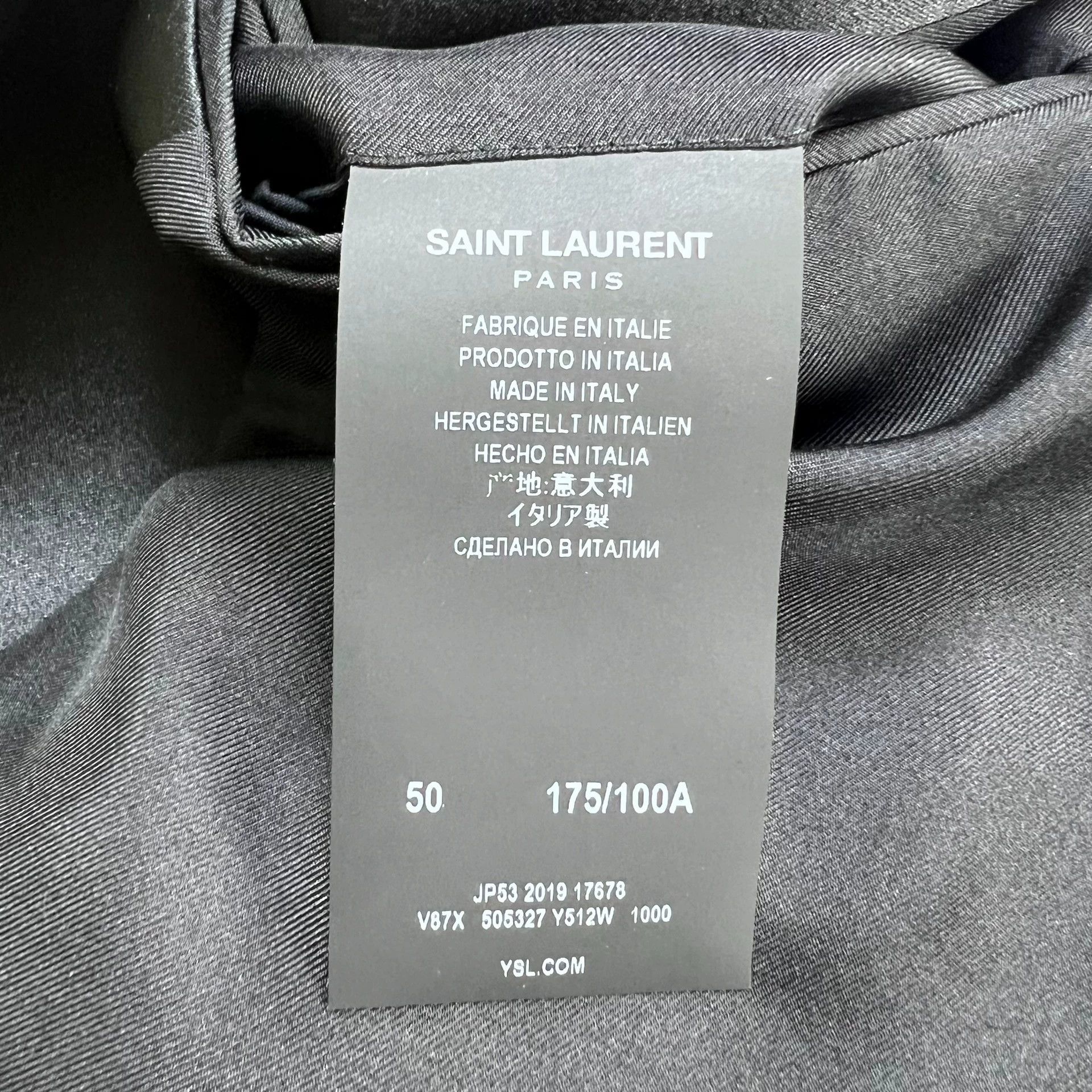 Saint Laurent Paris Saint Laurent Paris 20ss sword collar suit jacket Size US M / EU 48-50 / 2 - 4 Thumbnail