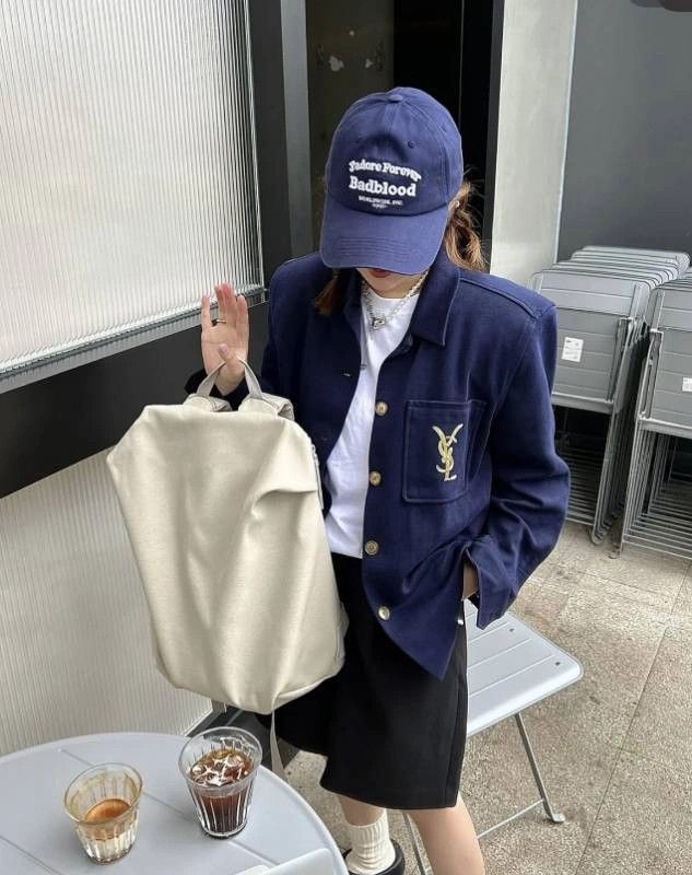 Saint Laurent Paris Saint Laurent Paris Embroidered jacket with letter logo Size US L / EU 52-54 / 3 - 6 Thumbnail