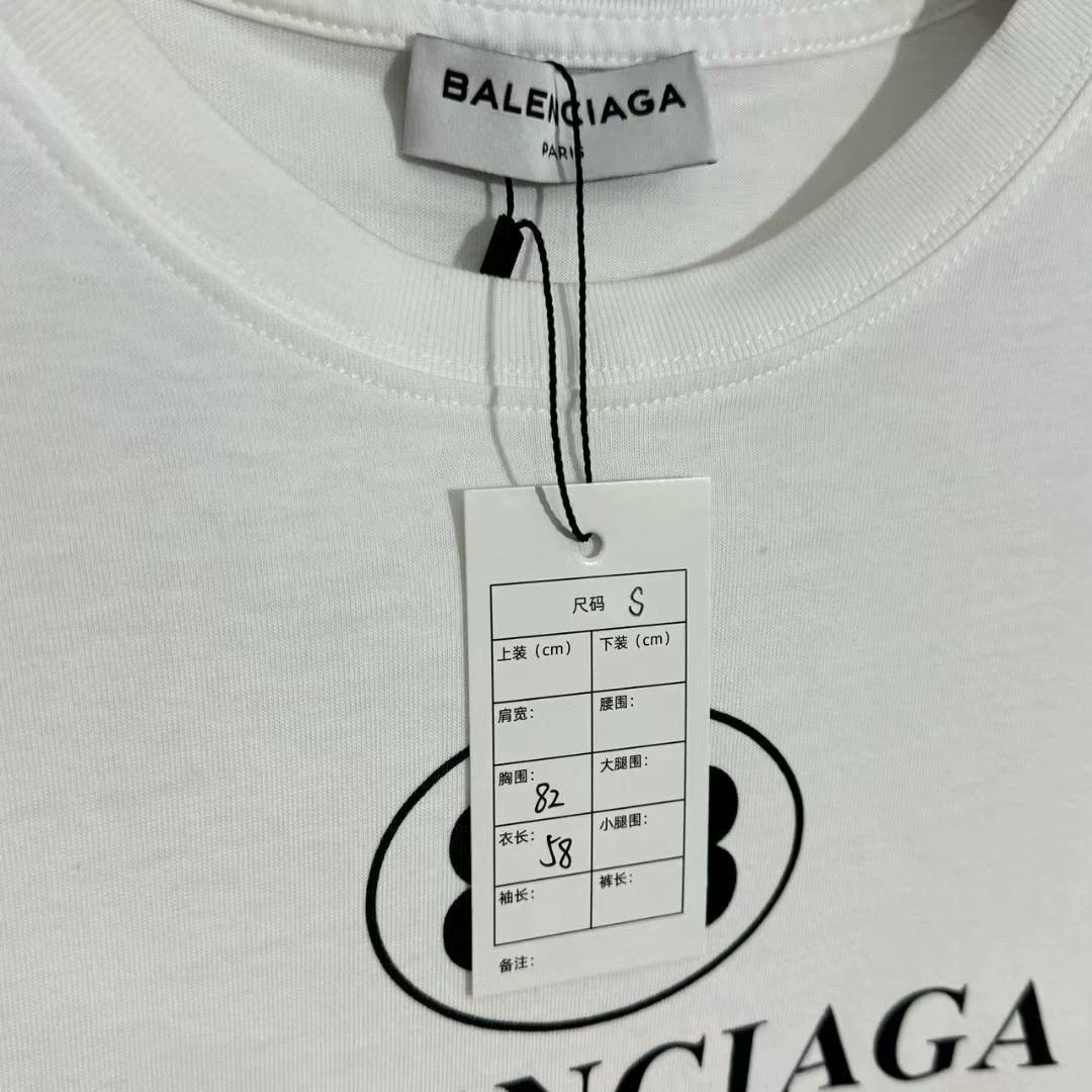 Balenciaga Balenciaga Double B Logo Short Sleeve Size US S / EU 44-46 / 1 - 2 Thumbnail