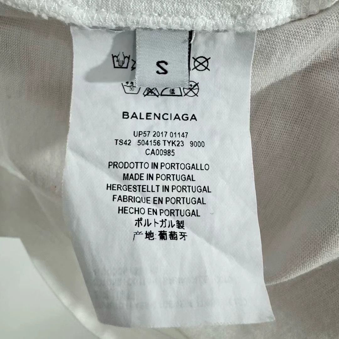 Balenciaga Balenciaga Double B Logo Short Sleeve Size US S / EU 44-46 / 1 - 4 Thumbnail