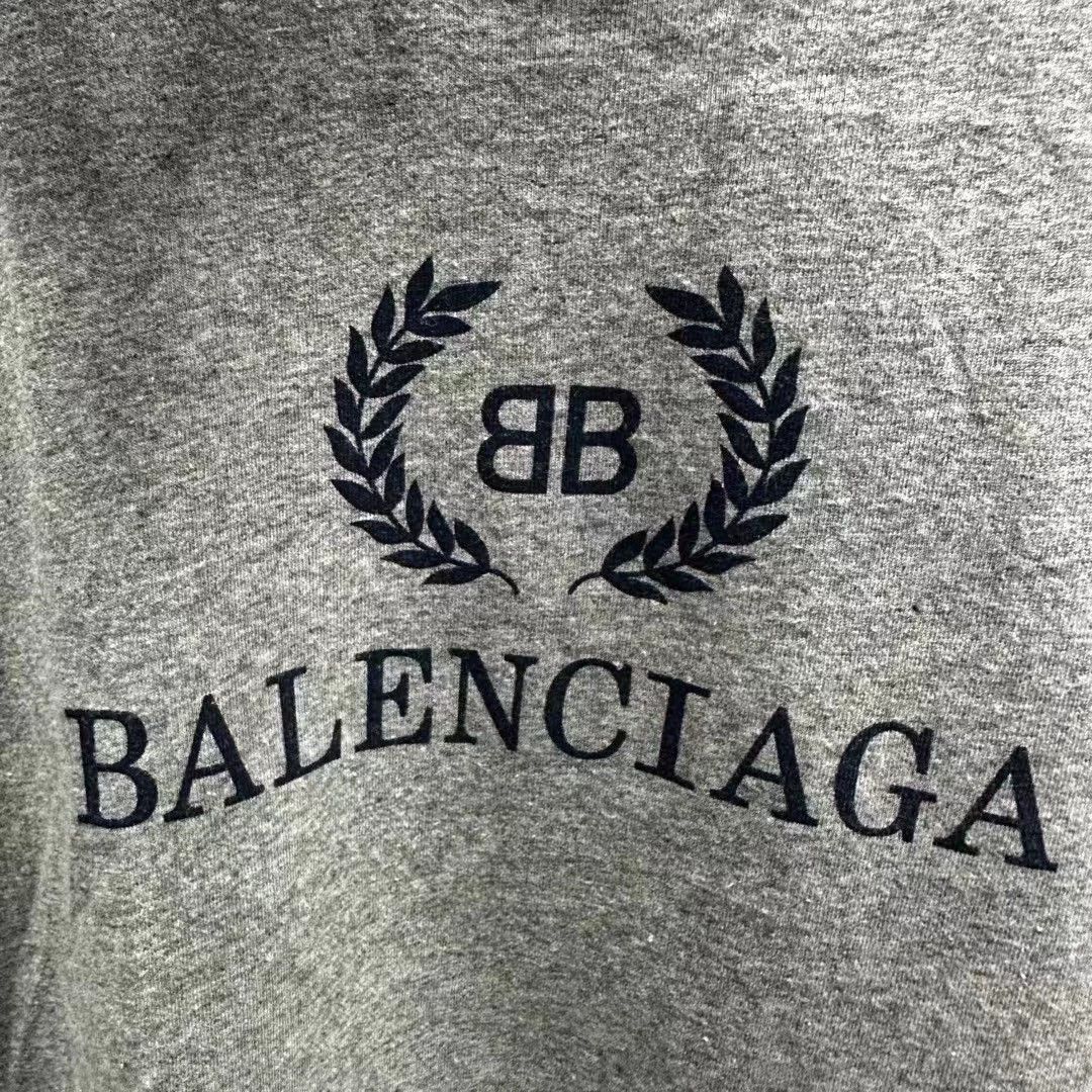 Balenciaga Balenciaga grey wheat ear short sleeved shirt Size US M / EU 48-50 / 2 - 3 Thumbnail
