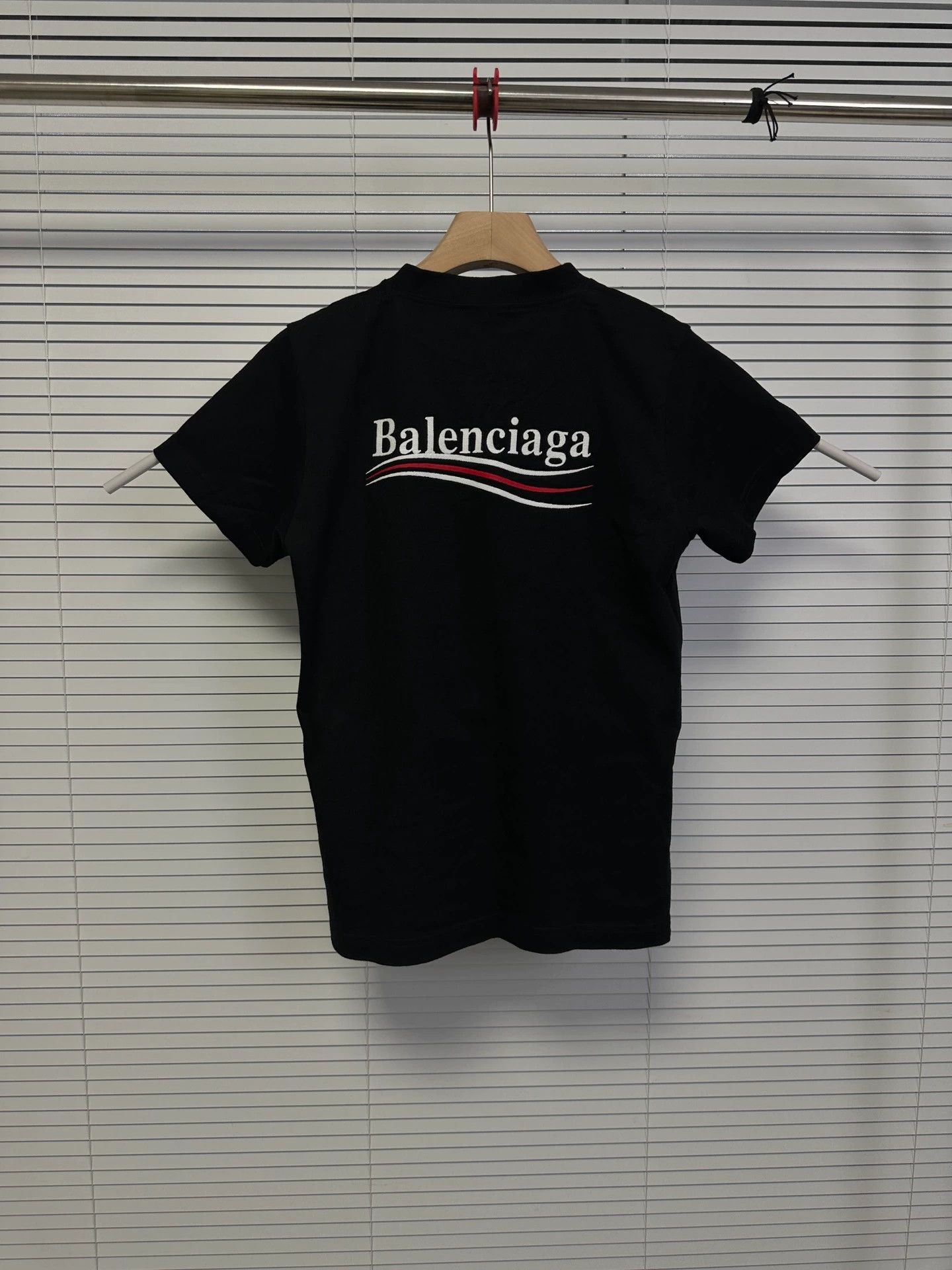Balenciaga Balenciaga latest black embroidered cola short sleeved shirt Size US XS / EU 42 / 0 - 3 Thumbnail