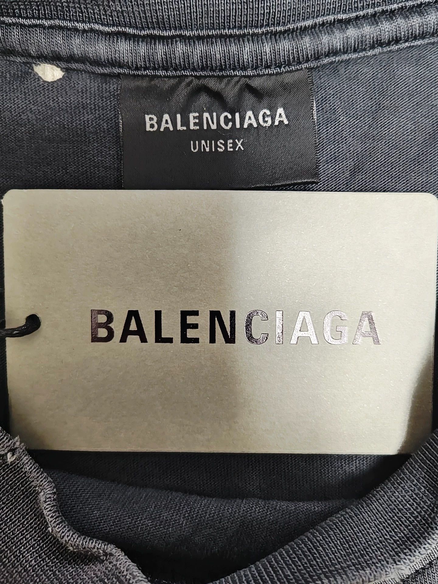 Balenciaga Balenciaga 23SS Adhesive Tape TAPE TYPE Pattern Paper Series Logo Short Sleeve Size US L / EU 52-54 / 3 - 5 Thumbnail