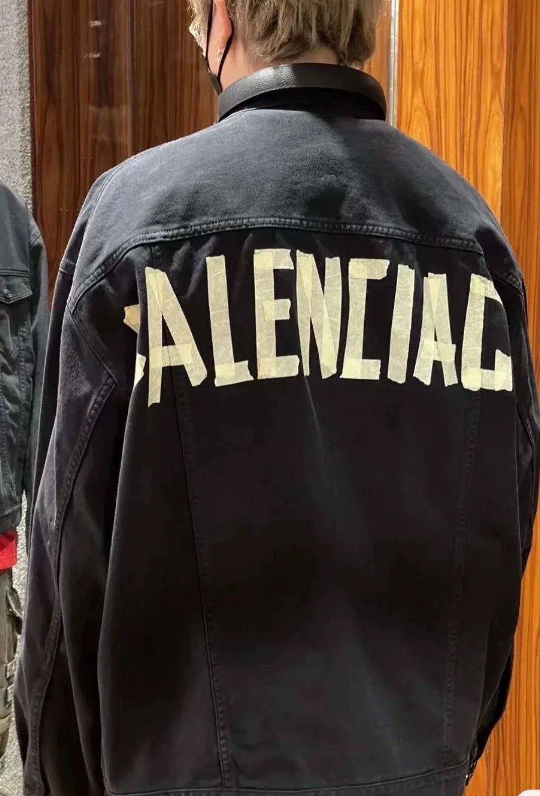 Balenciaga Balenciaga 23ss adhesive tape TAPE TYPE embossed paper denim jacket Size US S / EU 44-46 / 1 - 8 Thumbnail