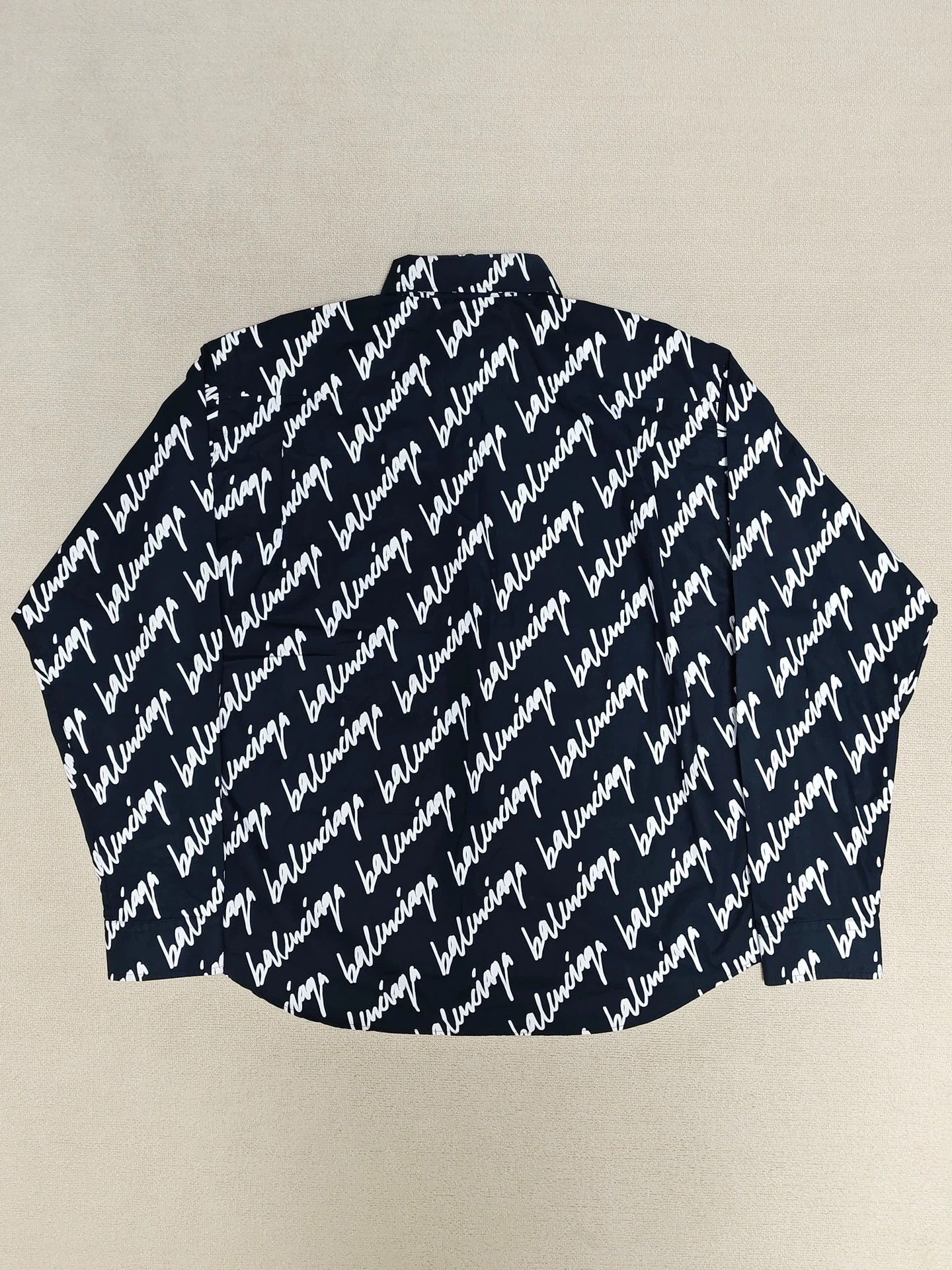 Balenciaga Balenciaga 23ss full print barrage blue long sleeved shirt Size US XS / EU 42 / 0 - 2 Thumbnail