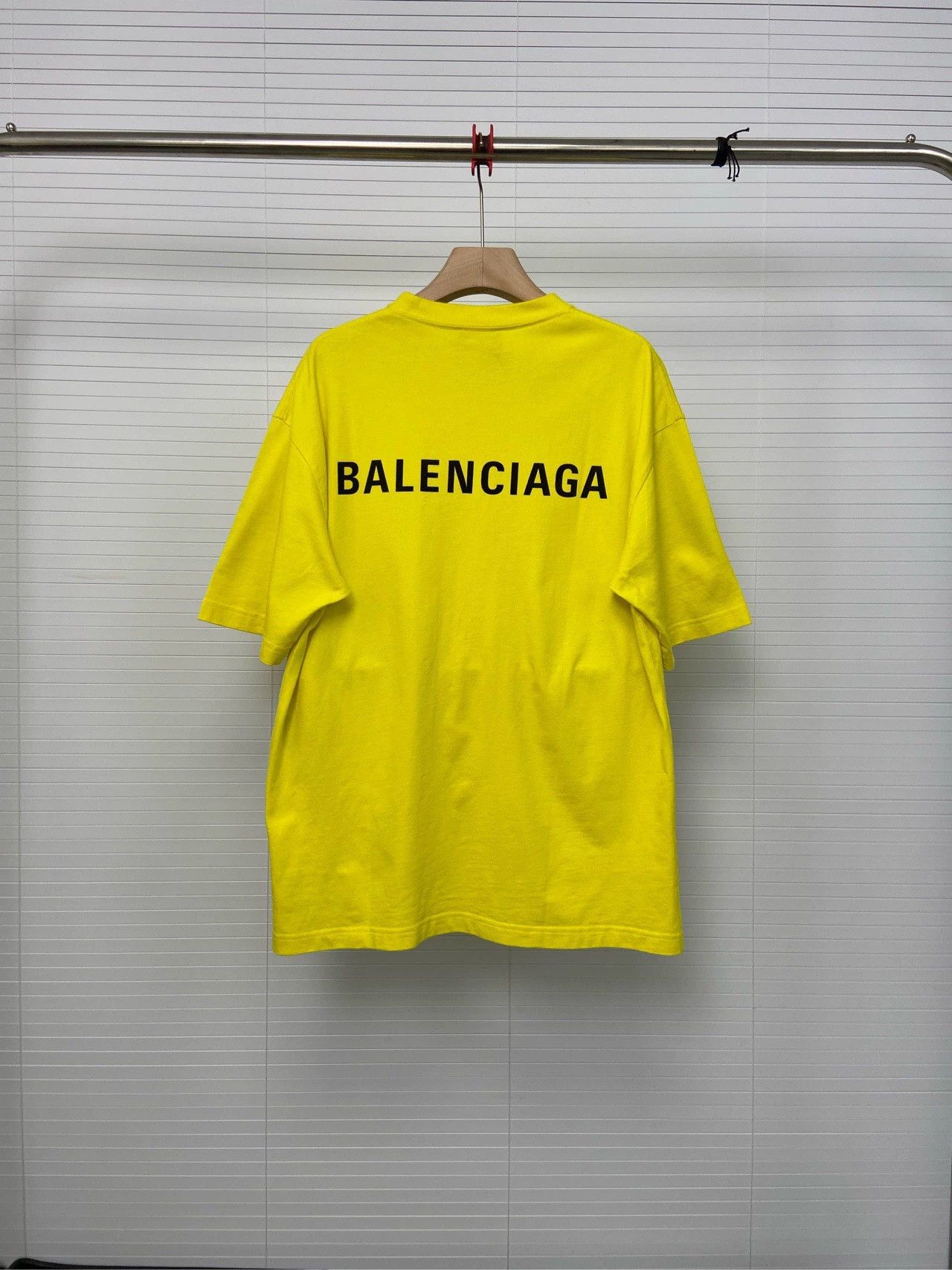 Balenciaga Balenciaga FW21 Logo print retro plain short sleeved shirt Size US XS / EU 42 / 0 - 2 Thumbnail
