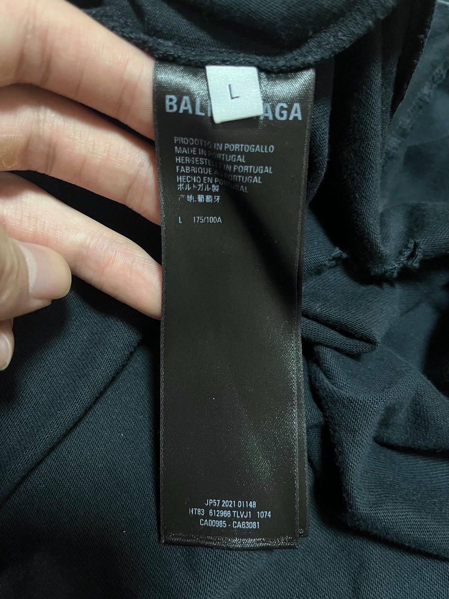 Balenciaga Balenciaga doing old damage with double B scissors logo and short sleeves Size US L / EU 52-54 / 3 - 5 Thumbnail