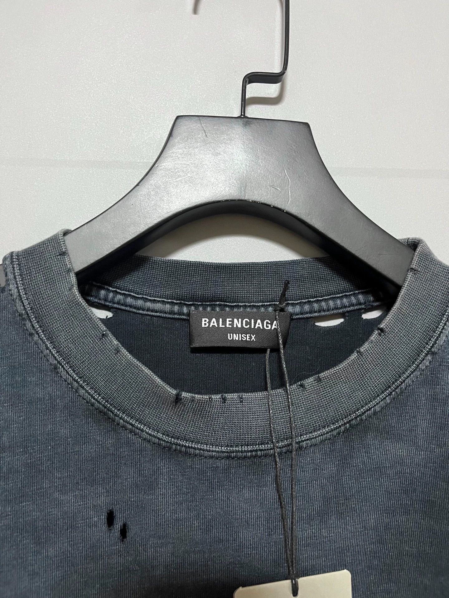 Balenciaga Balenciaga doing old damage with double B scissors logo and short sleeves Size US L / EU 52-54 / 3 - 4 Thumbnail