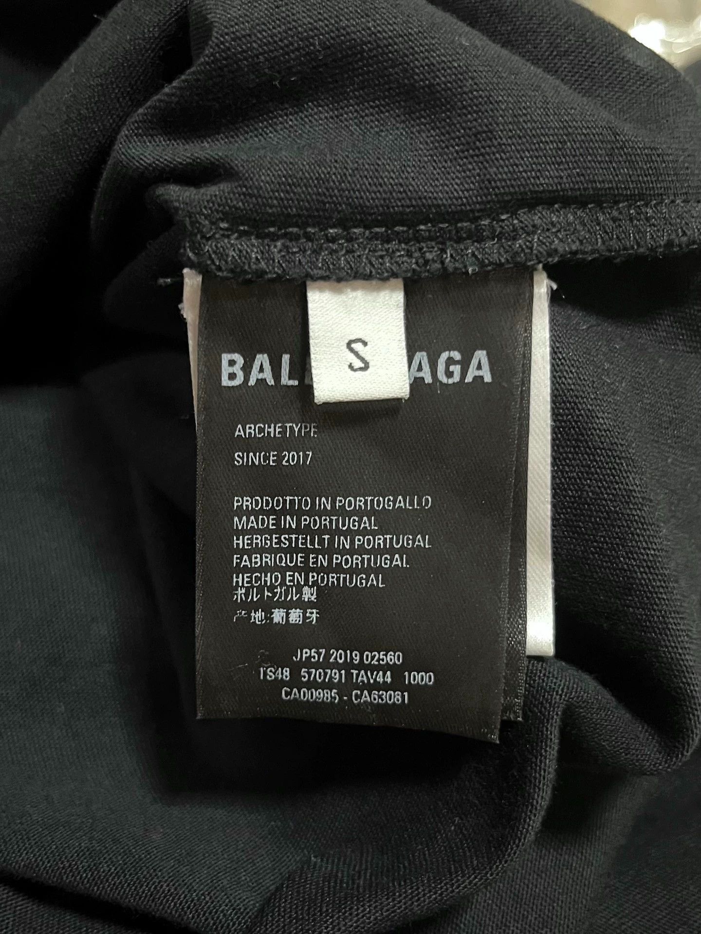 Balenciaga Balenciaga Black Coke Short Sleeve Size US S / EU 44-46 / 1 - 4 Thumbnail
