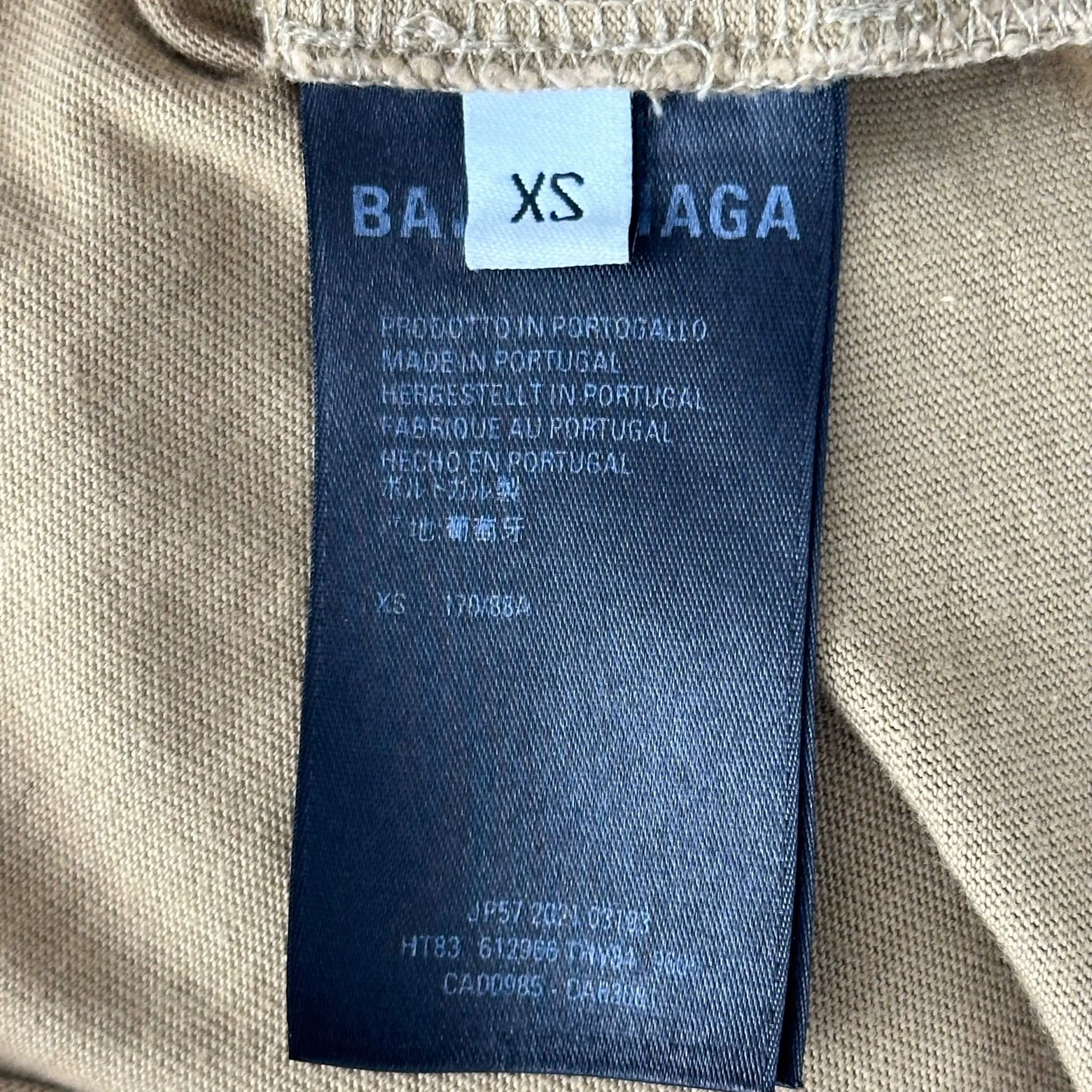 Balenciaga Balenciaga Men's Round Neck T-shirt Short Sleeve Size US XS / EU 42 / 0 - 4 Thumbnail