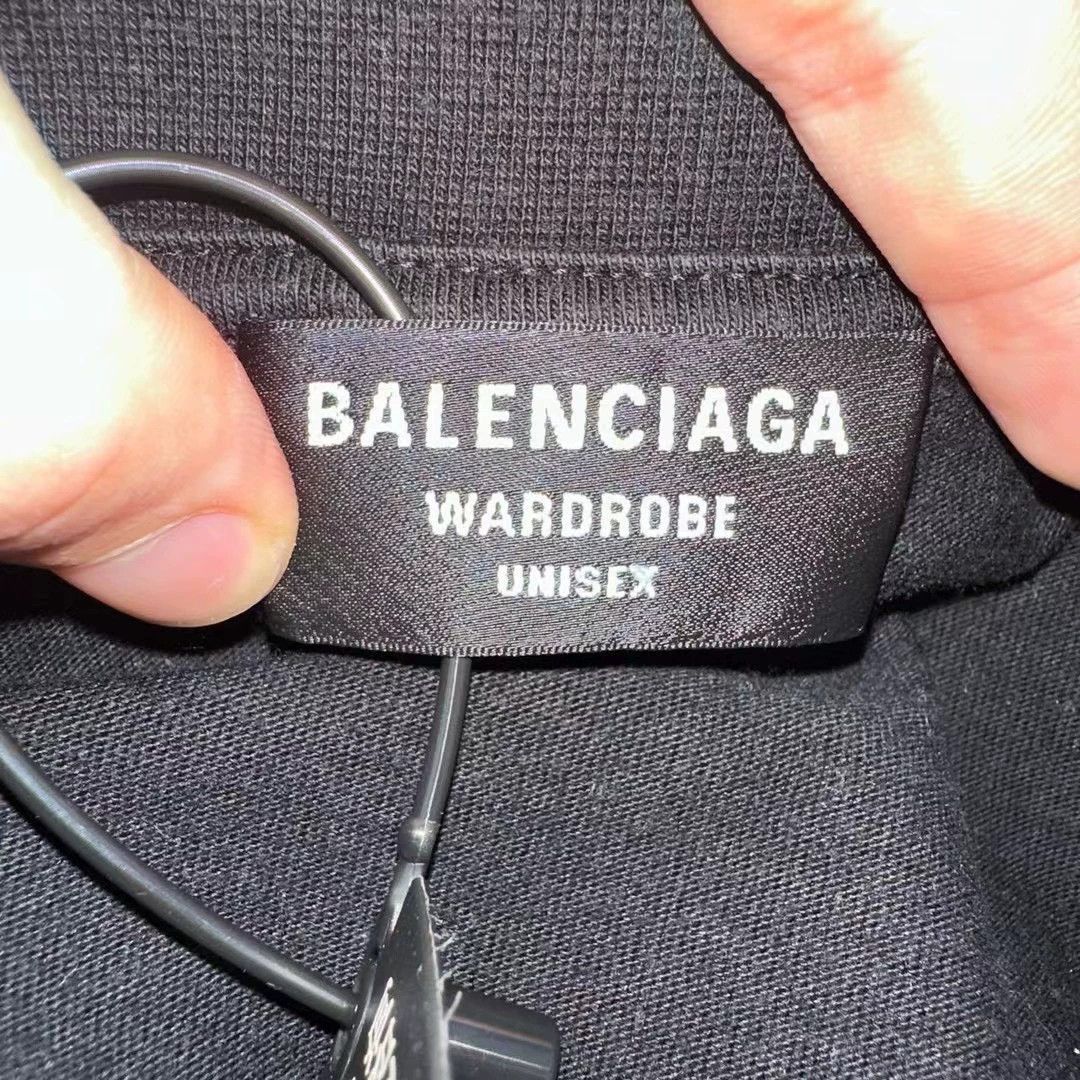 Balenciaga Balenciaga Cola Wave Embroidered Short Sleeve Size US L / EU 52-54 / 3 - 3 Thumbnail