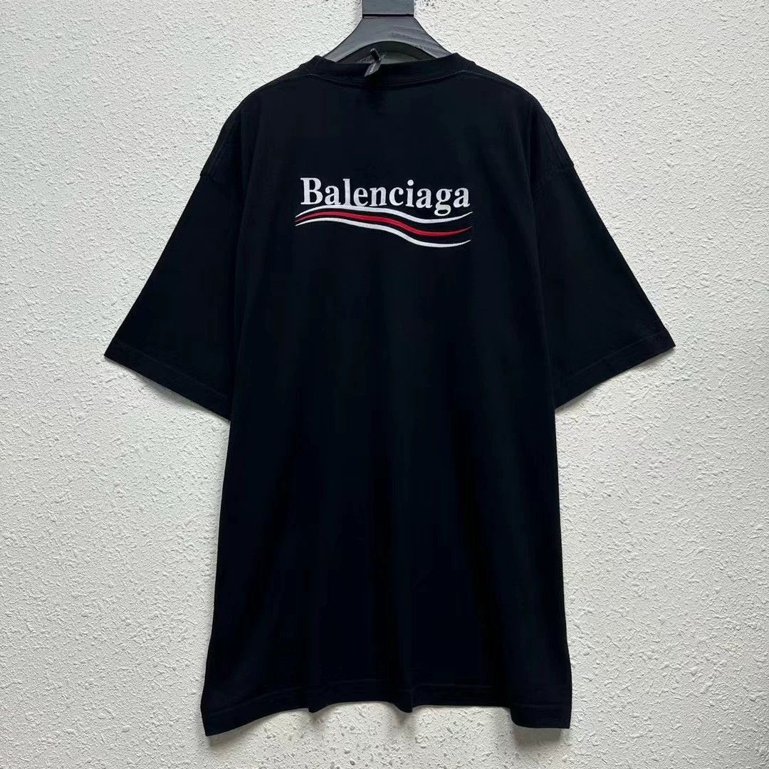 Balenciaga Balenciaga Cola Wave Embroidered Short Sleeve Size US L / EU 52-54 / 3 - 2 Thumbnail
