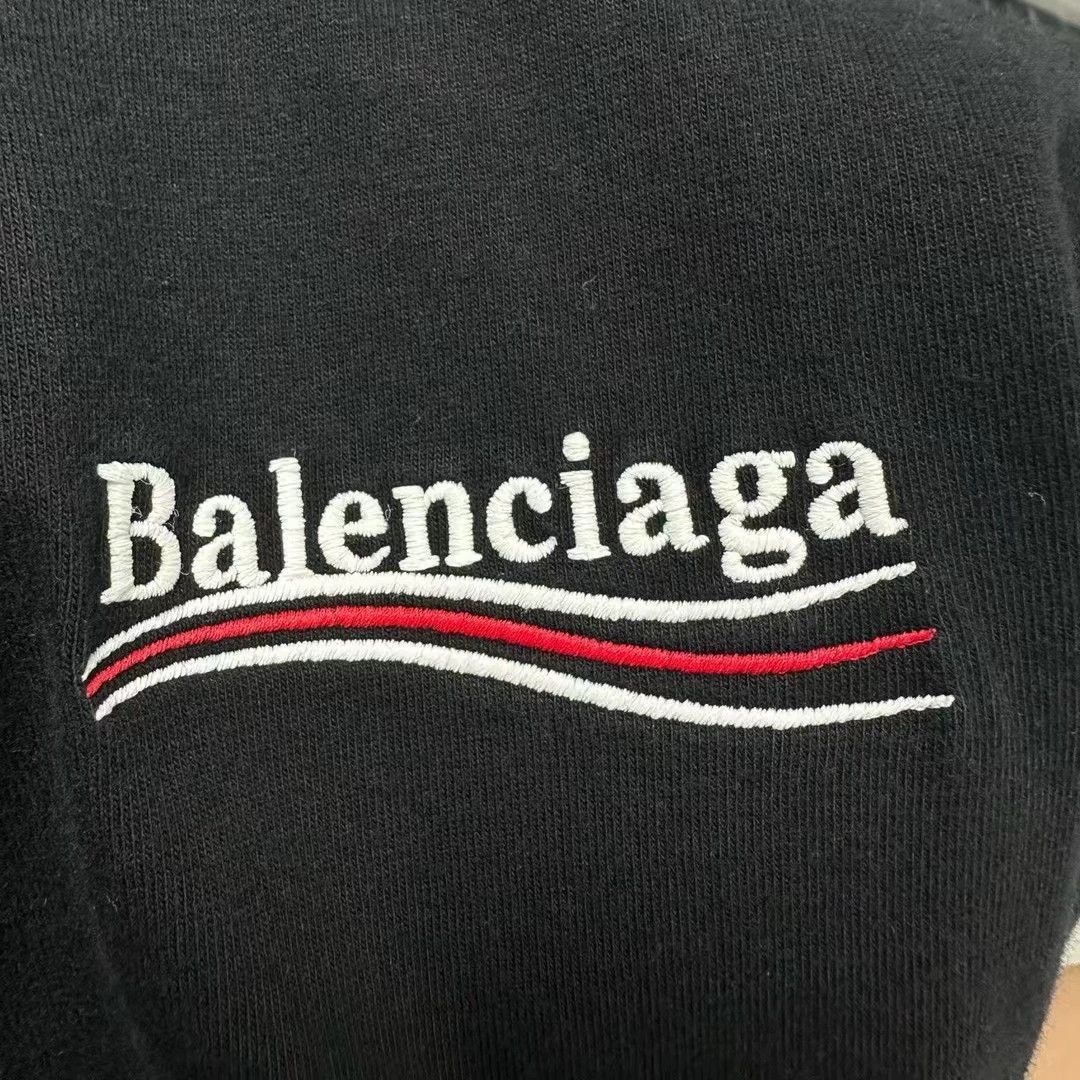 Balenciaga Balenciaga Cola Wave Embroidered Short Sleeve Size US L / EU 52-54 / 3 - 4 Thumbnail