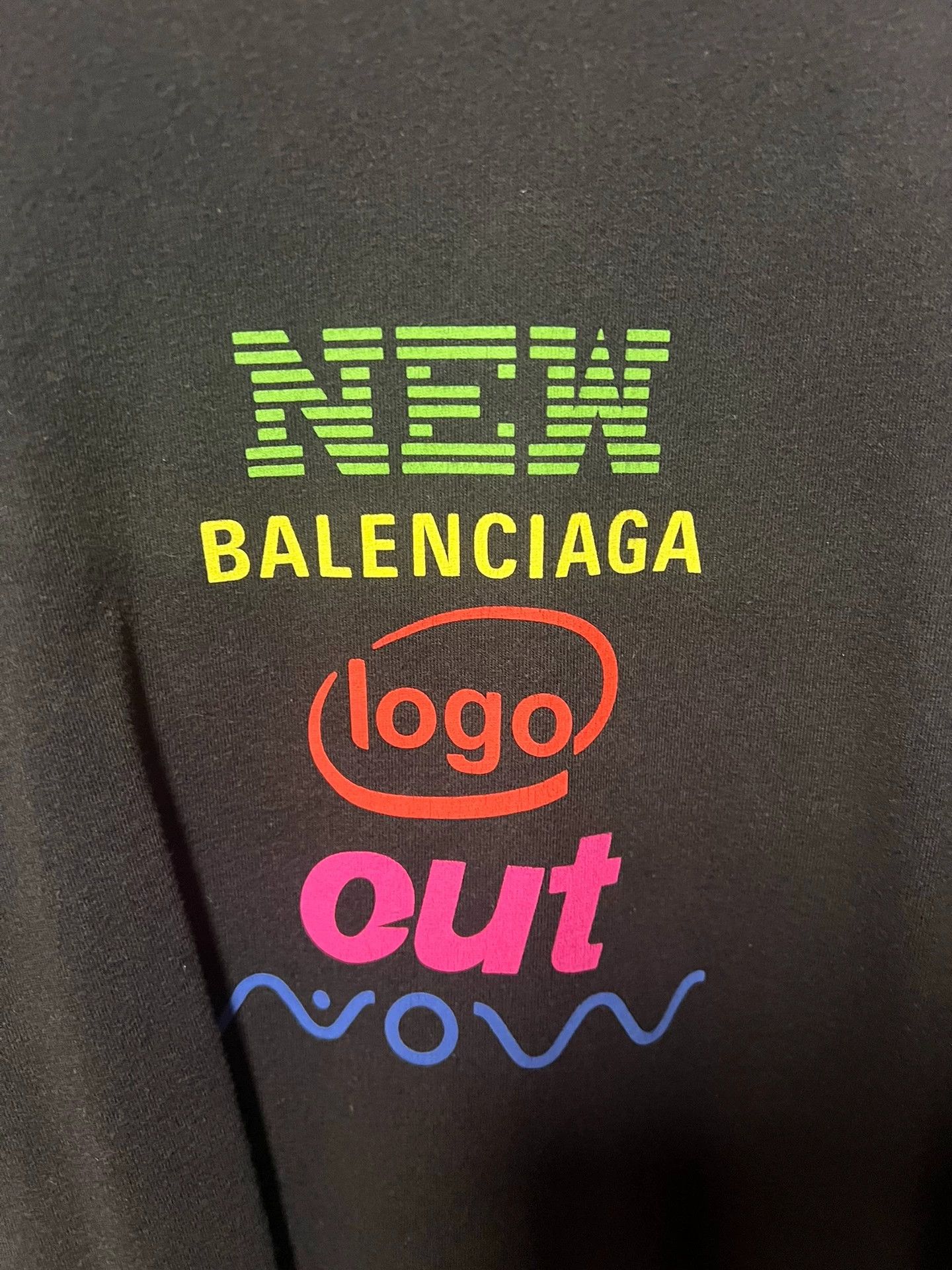 Balenciaga Balenciaga Newlogo short sleeved shirt Size US S / EU 44-46 / 1 - 2 Thumbnail