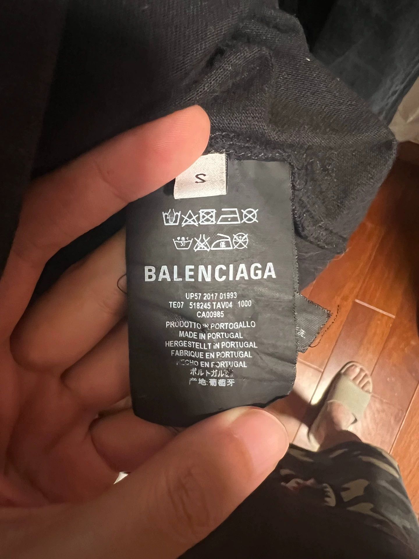 Balenciaga Balenciaga Newlogo short sleeved shirt Size US S / EU 44-46 / 1 - 5 Thumbnail
