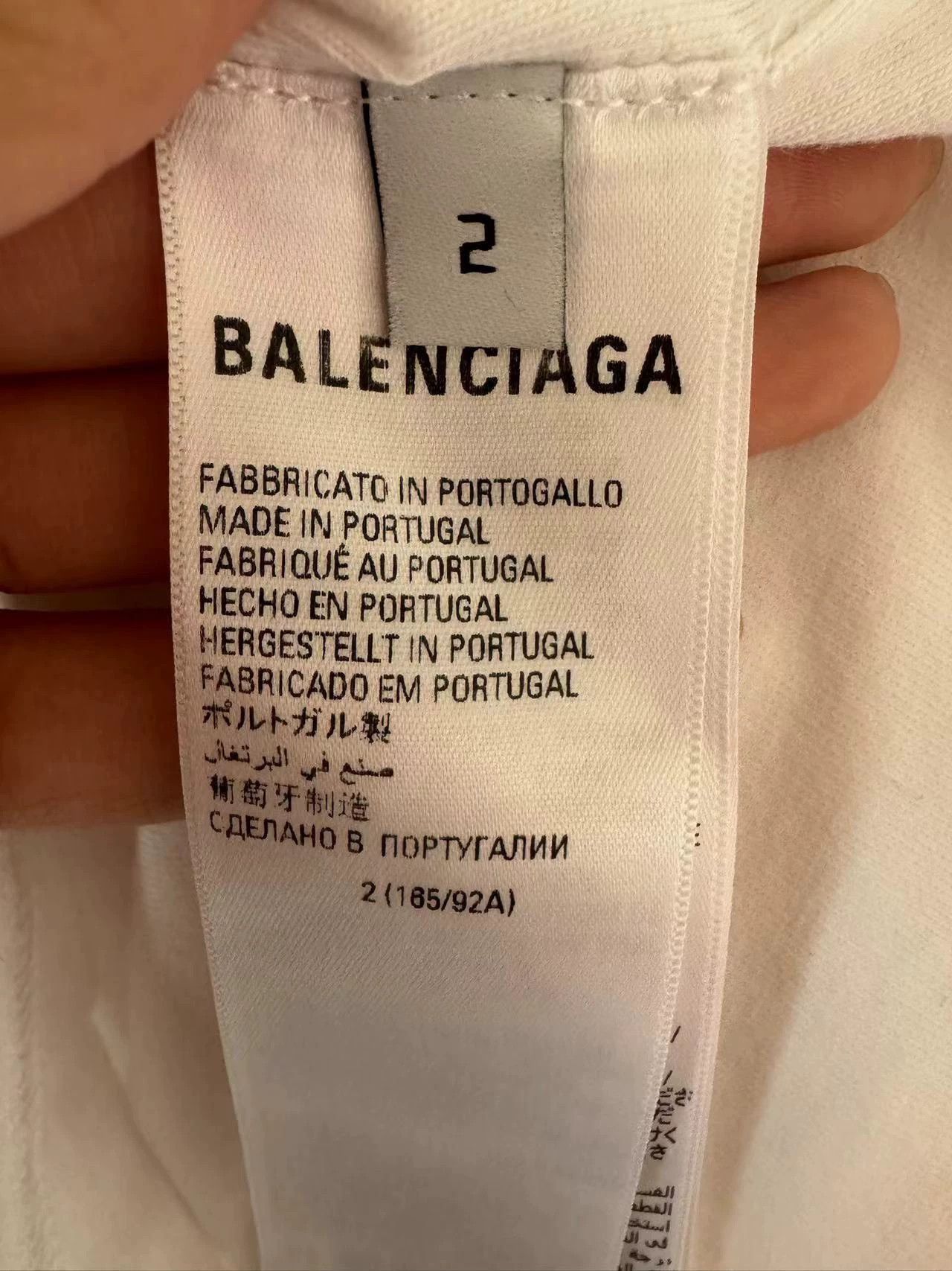 Balenciaga Balenciaga Adidas joint logo short sleeved shirt Size US S / EU 44-46 / 1 - 4 Thumbnail