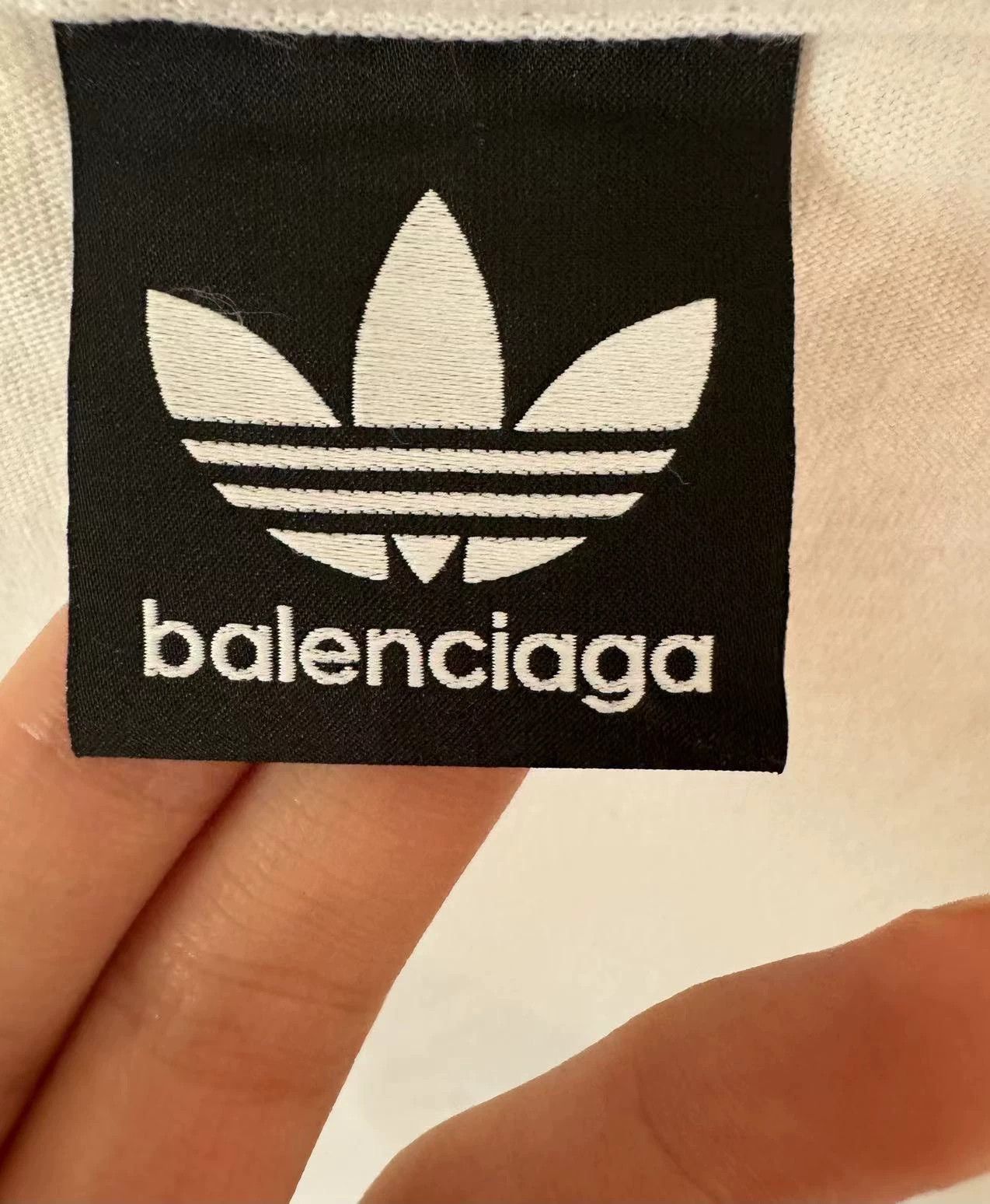 Balenciaga Balenciaga Adidas joint logo short sleeved shirt Size US S / EU 44-46 / 1 - 2 Thumbnail