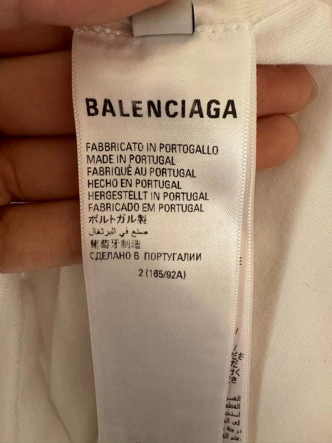 Balenciaga Balenciaga Adidas joint logo short sleeved shirt Size US S / EU 44-46 / 1 - 5 Thumbnail