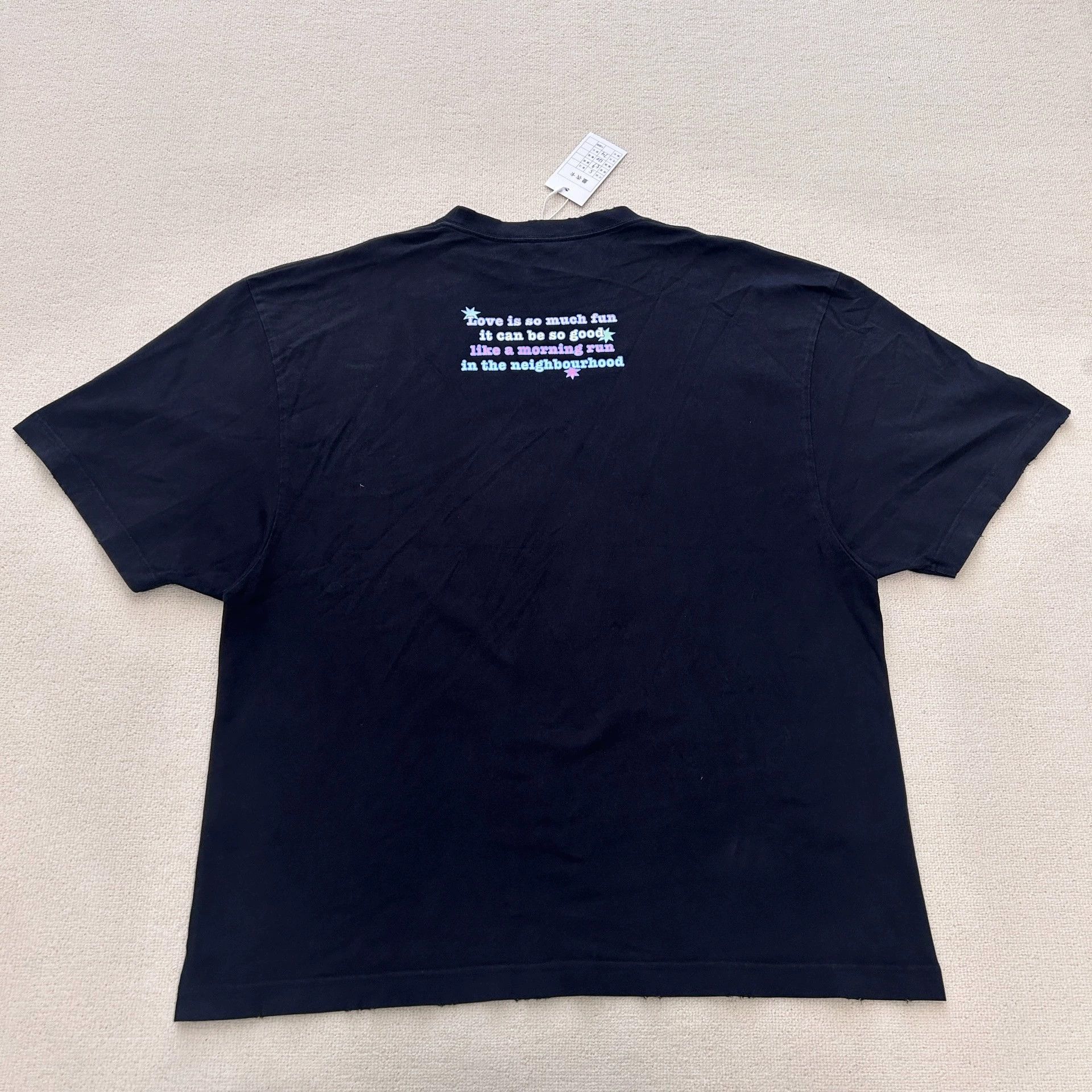 Balenciaga Balenciaga Bear Printed Short Sleeve Size US S / EU 44-46 / 1 - 3 Thumbnail