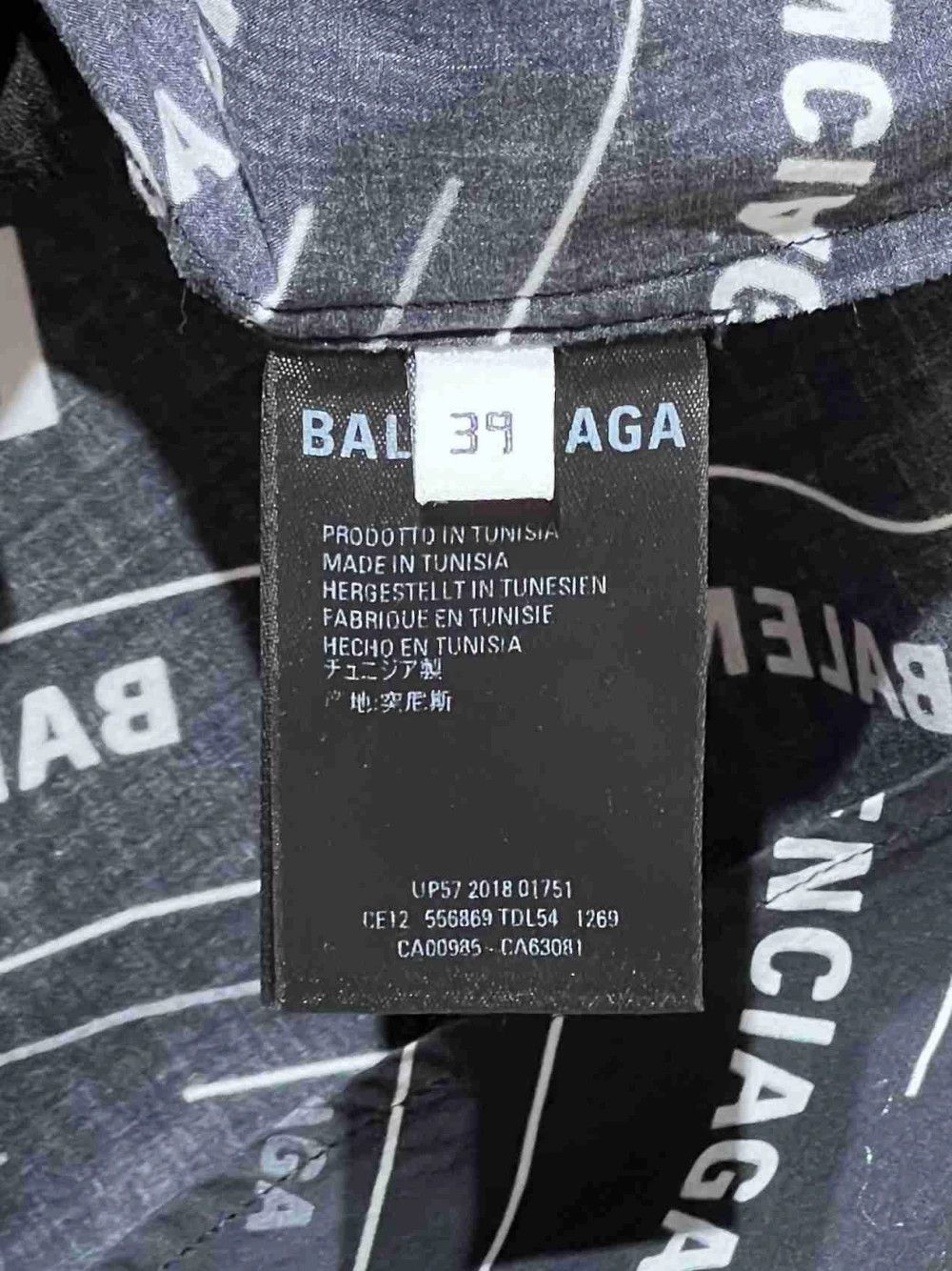 Balenciaga Balenciaga Letter Logo White Barrage Short Sleeve Size US XS / EU 42 / 0 - 9 Thumbnail