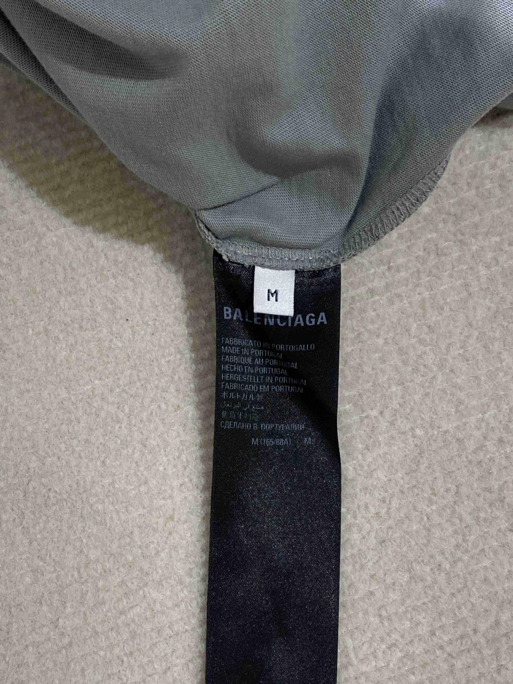 Balenciaga Balenciaga light gray short sleeved shirt Size US M / EU 48-50 / 2 - 7 Thumbnail