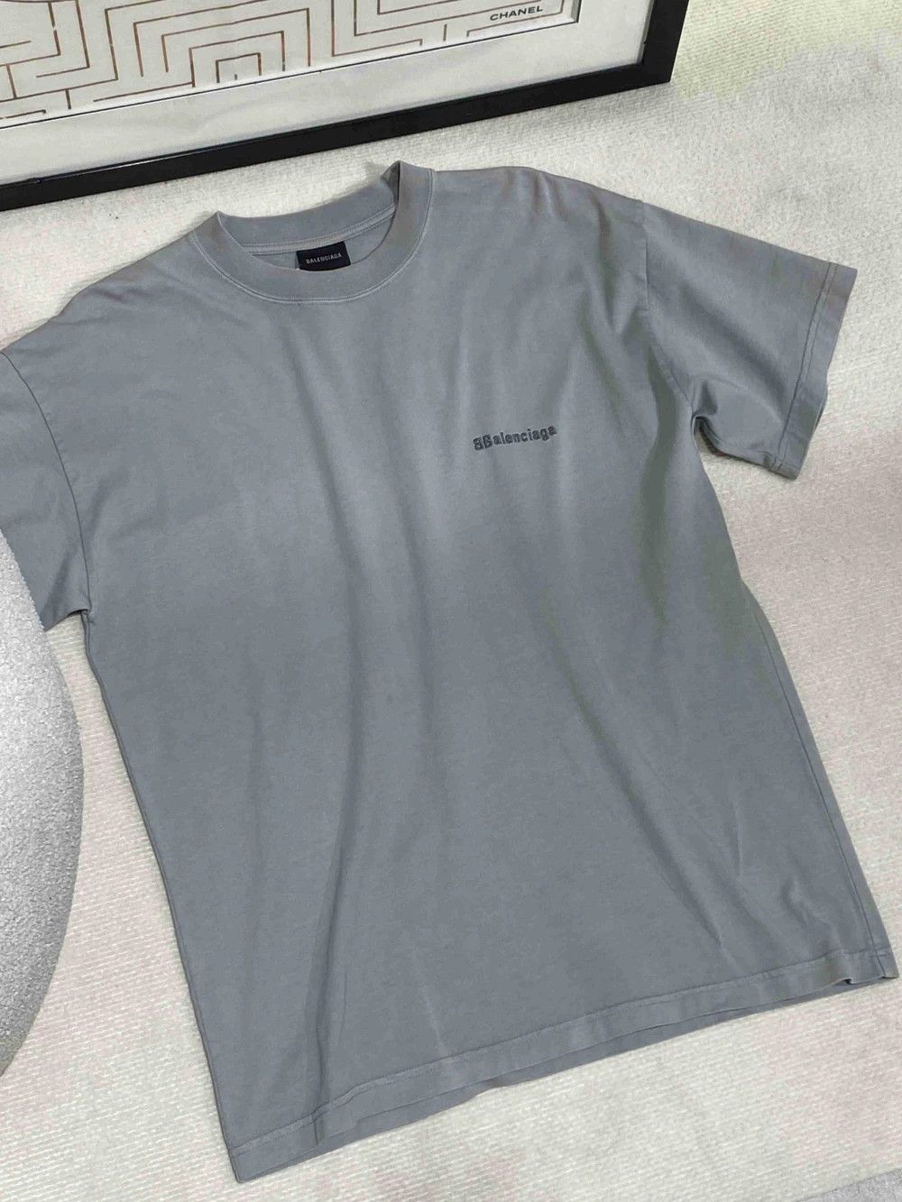 Balenciaga Balenciaga light gray short sleeved shirt Size US M / EU 48-50 / 2 - 2 Thumbnail