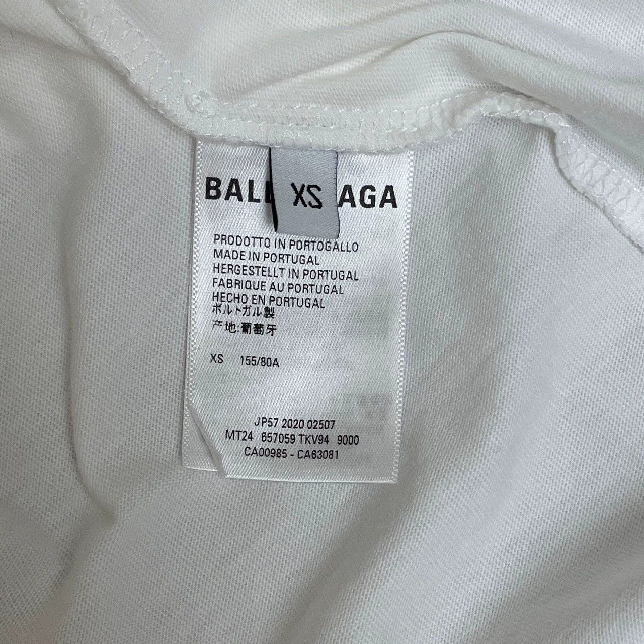 Balenciaga Balenciaga White Cartoon Earth Print Double Collar Double Sleeve Short Sleeve Size US XS / EU 42 / 0 - 6 Thumbnail