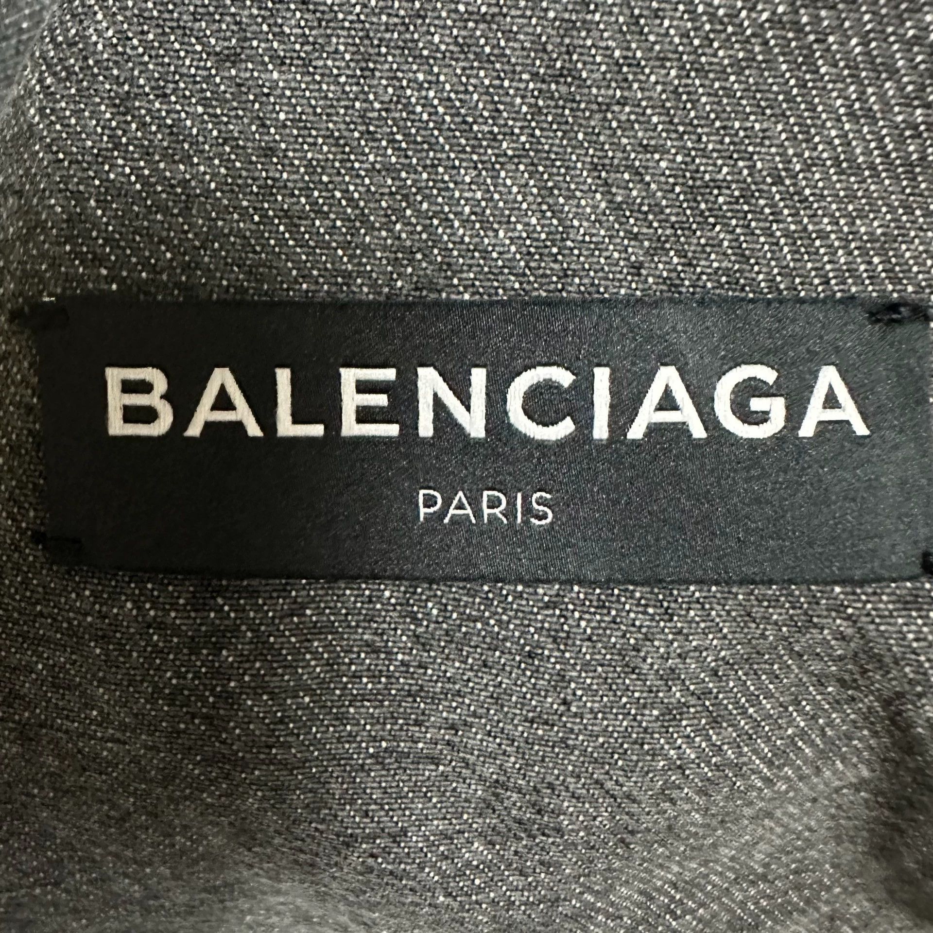 Balenciaga Balenciaga White denim jacket Size US M / EU 48-50 / 2 - 4 Thumbnail
