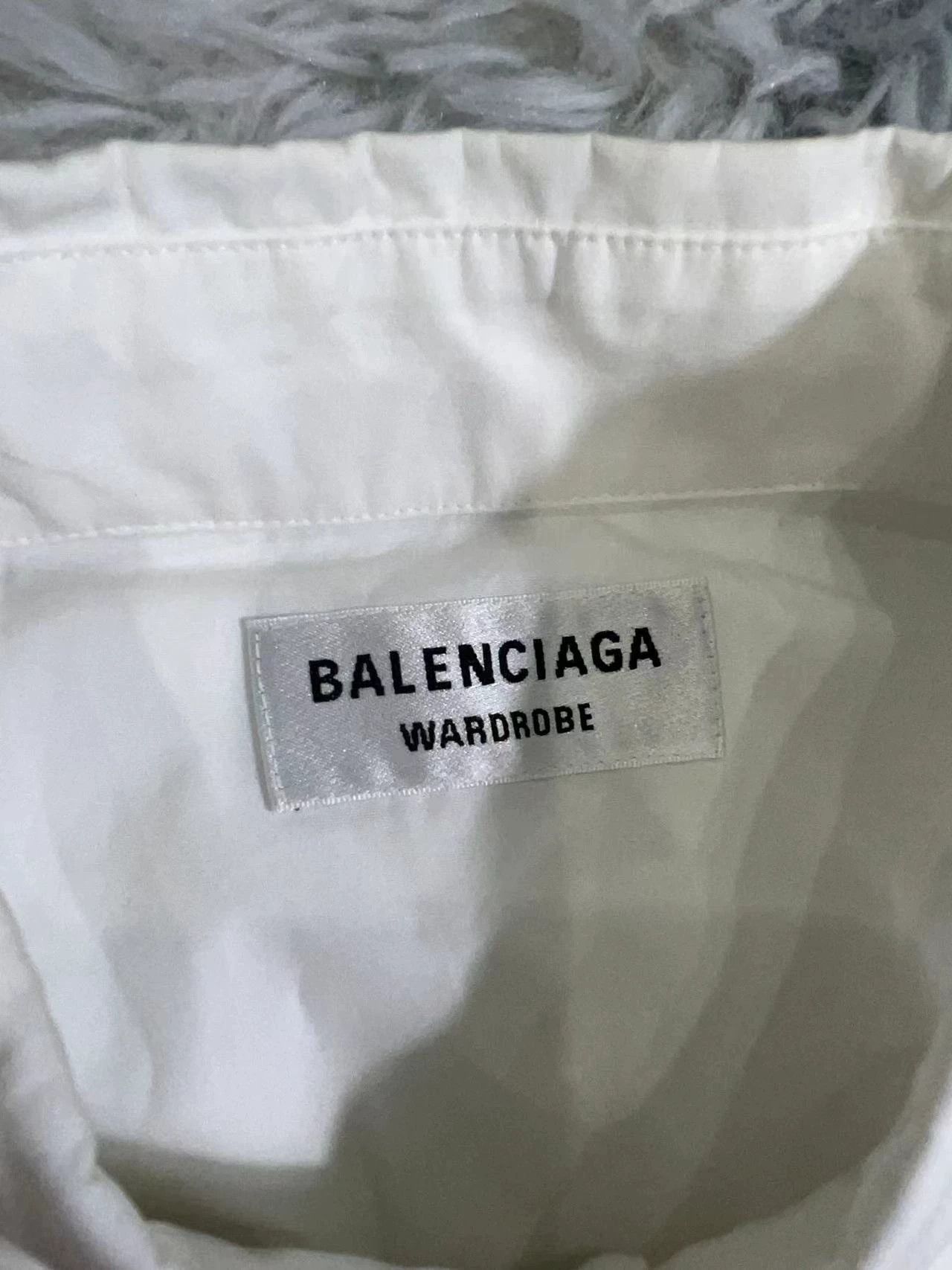 Balenciaga Balenciaga Letter Slogan Long Sleeve Shirt Size US XS / EU 42 / 0 - 4 Thumbnail