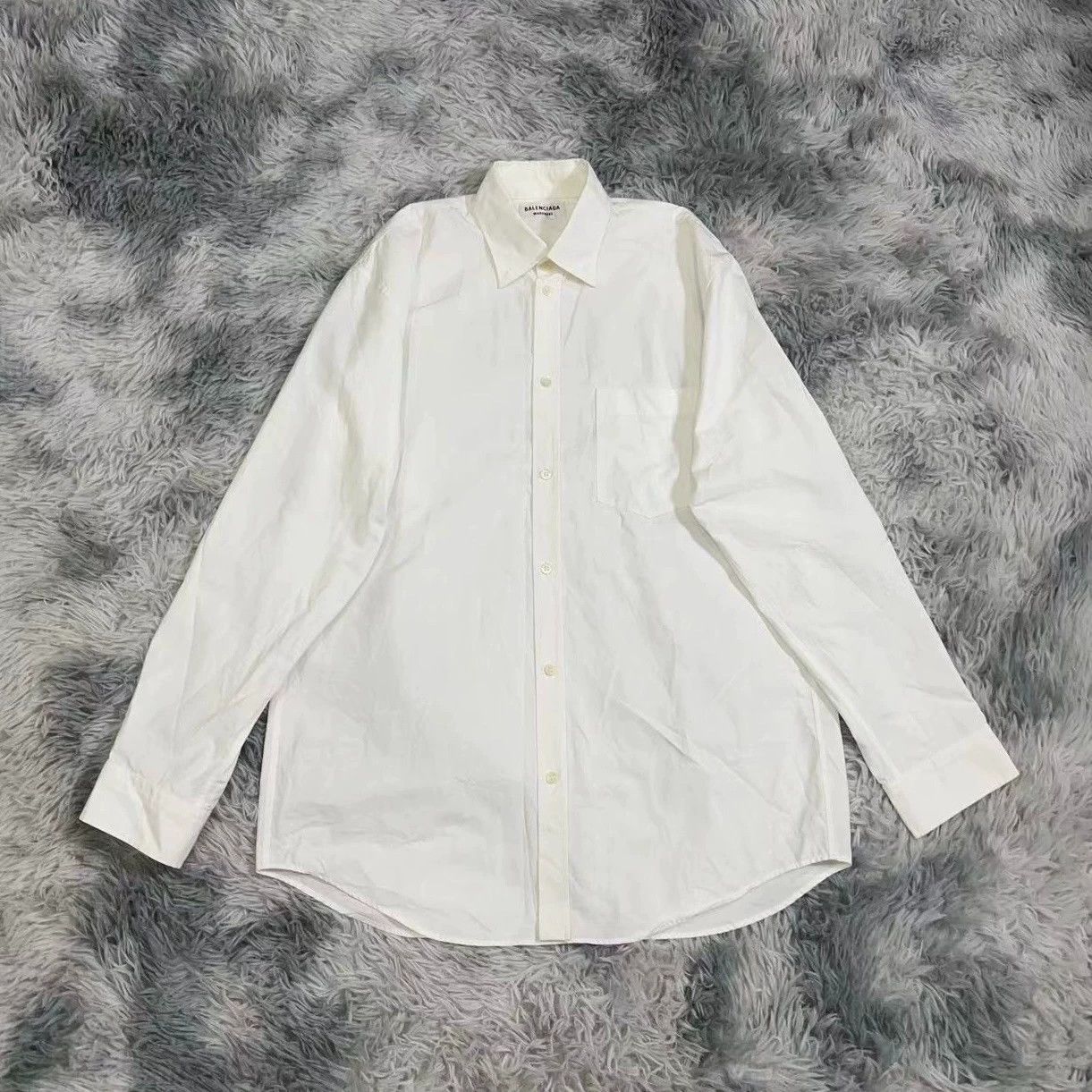 Balenciaga Balenciaga Letter Slogan Long Sleeve Shirt Size US XS / EU 42 / 0 - 2 Thumbnail