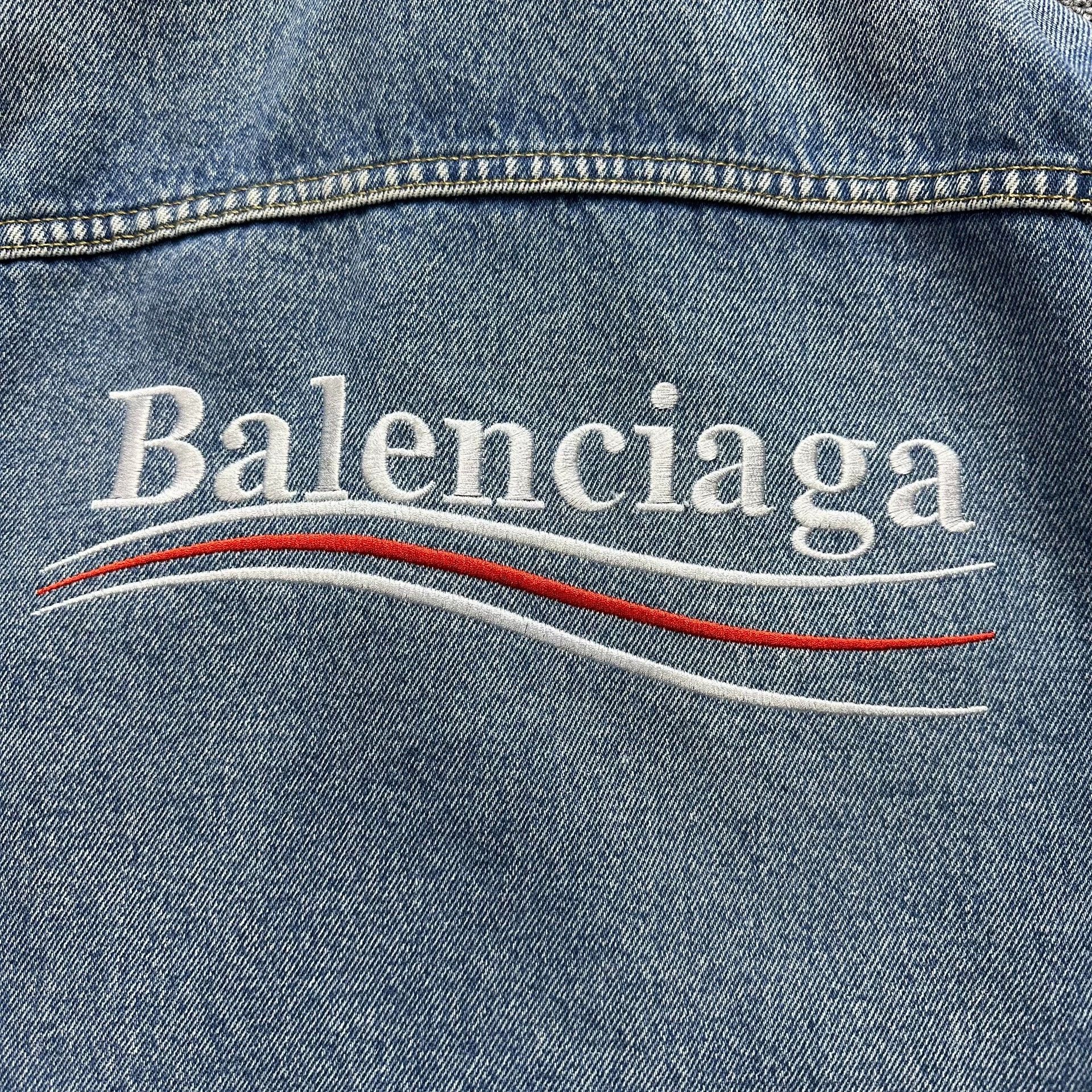 Balenciaga Balenciaga Coca Cola Cowboy Jacket Size US M / EU 48-50 / 2 - 2 Thumbnail