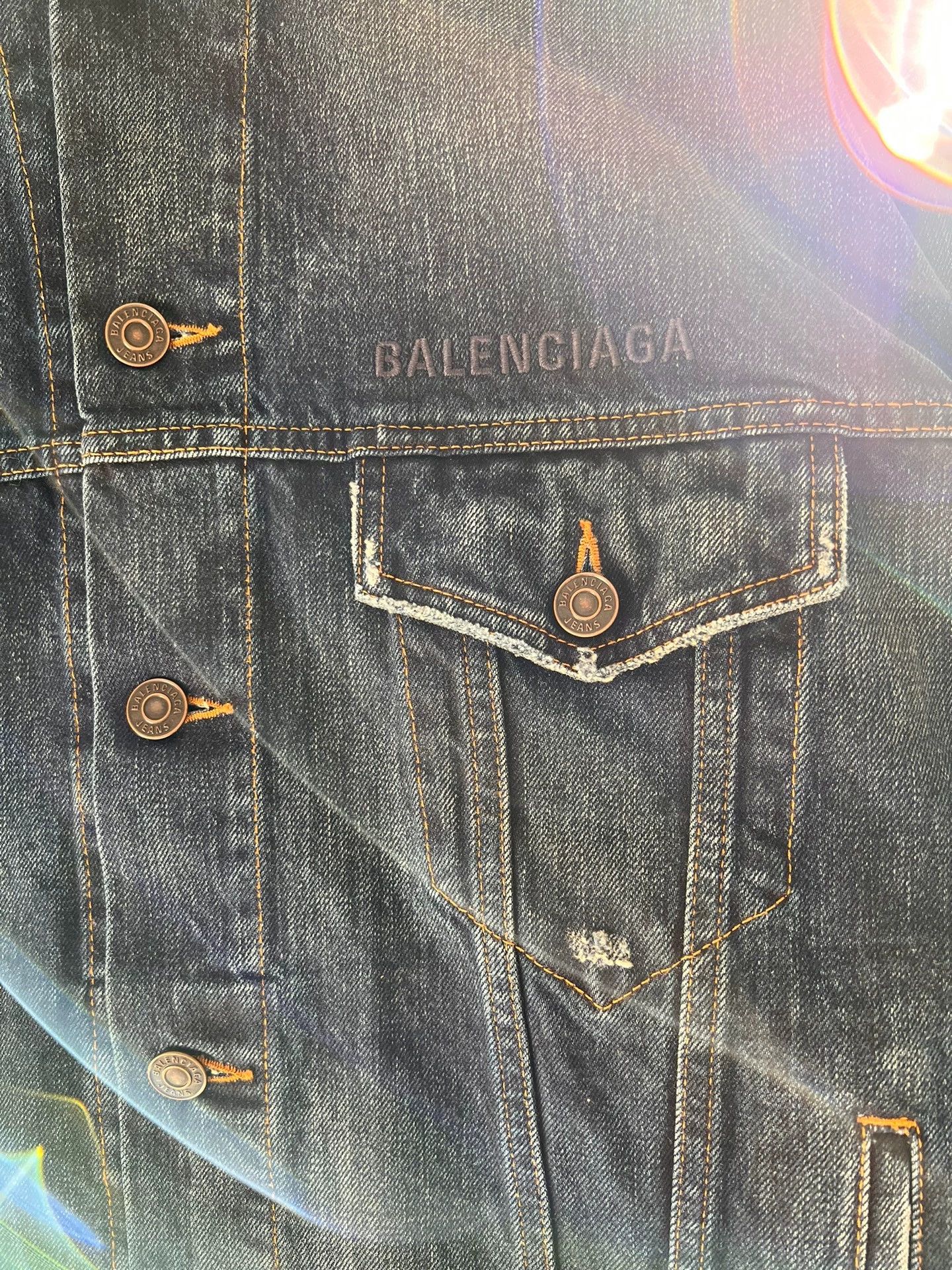 Balenciaga Balenciaga denim clothing jacket Size US XS / EU 42 / 0 - 3 Thumbnail