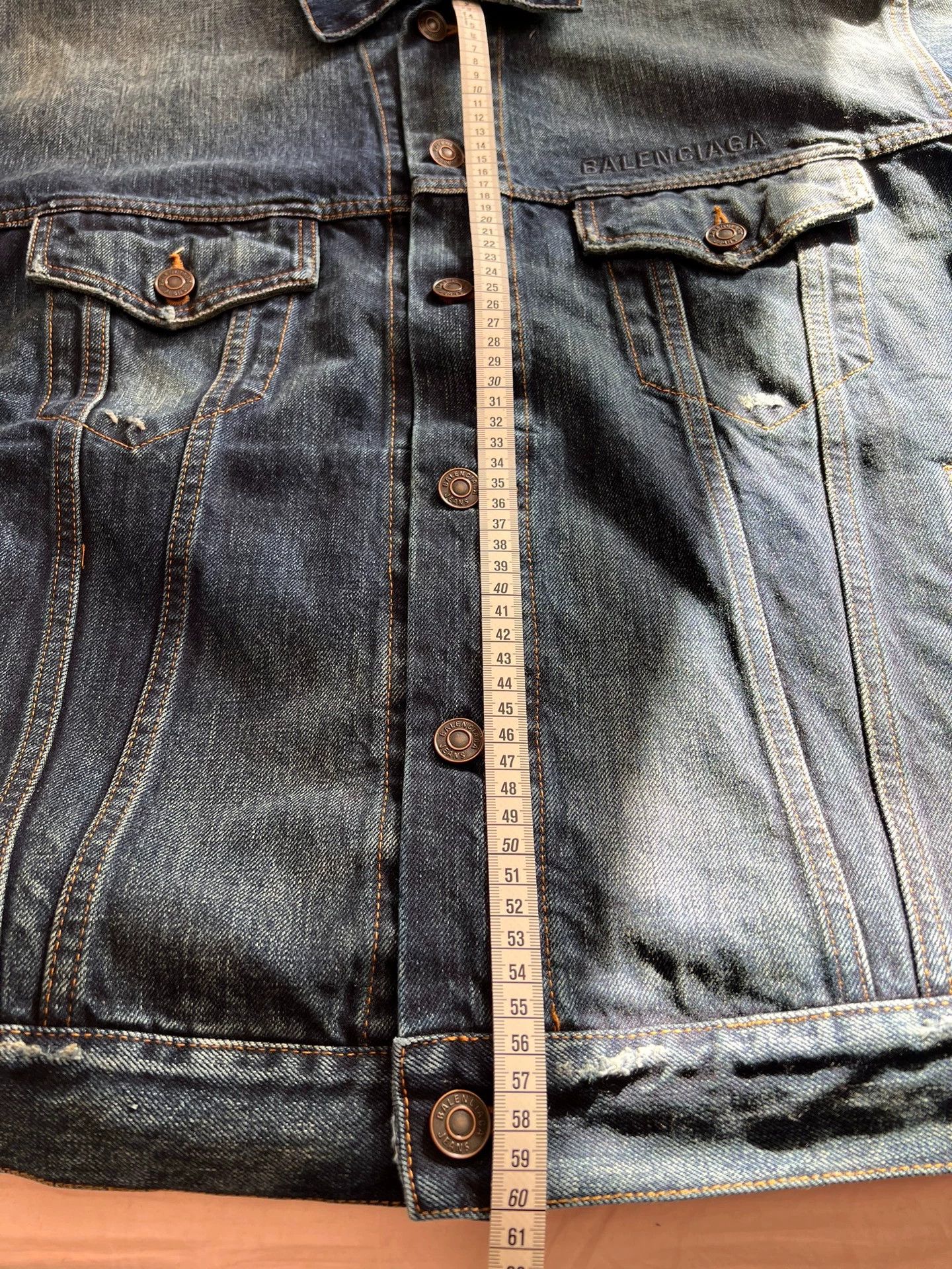 Balenciaga Balenciaga denim clothing jacket Size US XS / EU 42 / 0 - 9 Thumbnail