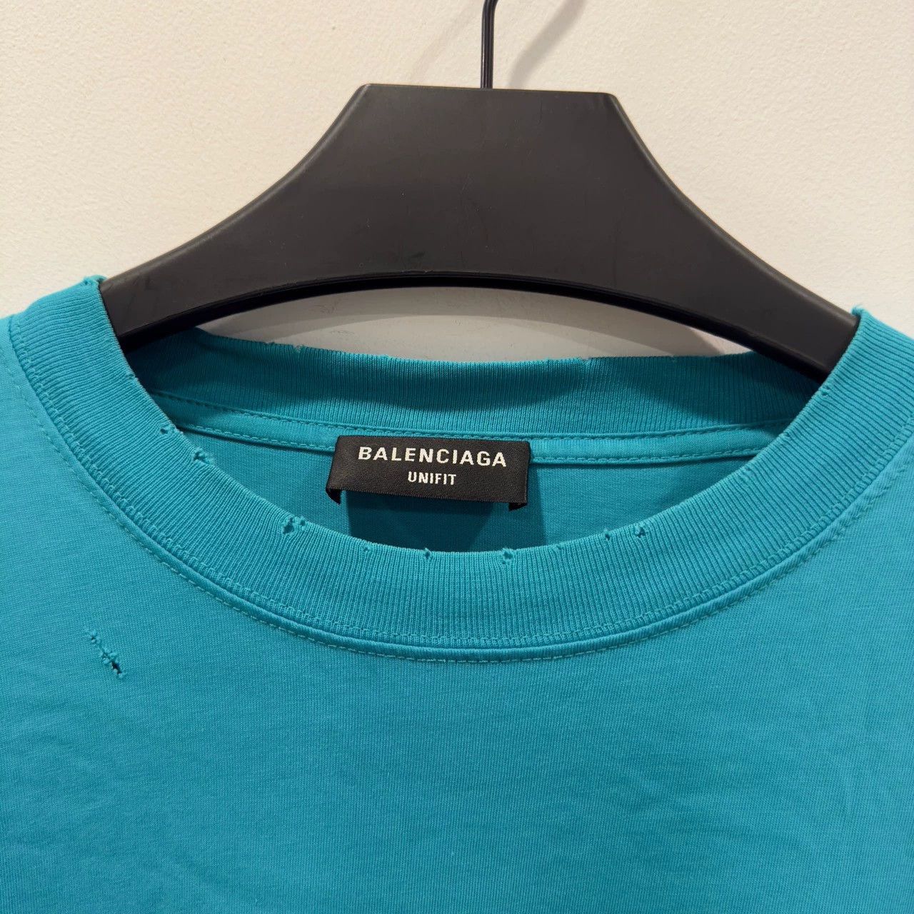 Balenciaga Balenciaga Lake Green Mosaic Hole Short Sleeve Size US M / EU 48-50 / 2 - 3 Thumbnail