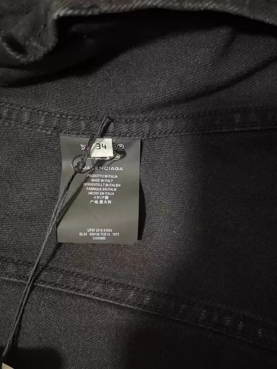 Balenciaga Balenciaga Black Cowboy Short Coat Size US XS / EU 42 / 0 - 5 Thumbnail