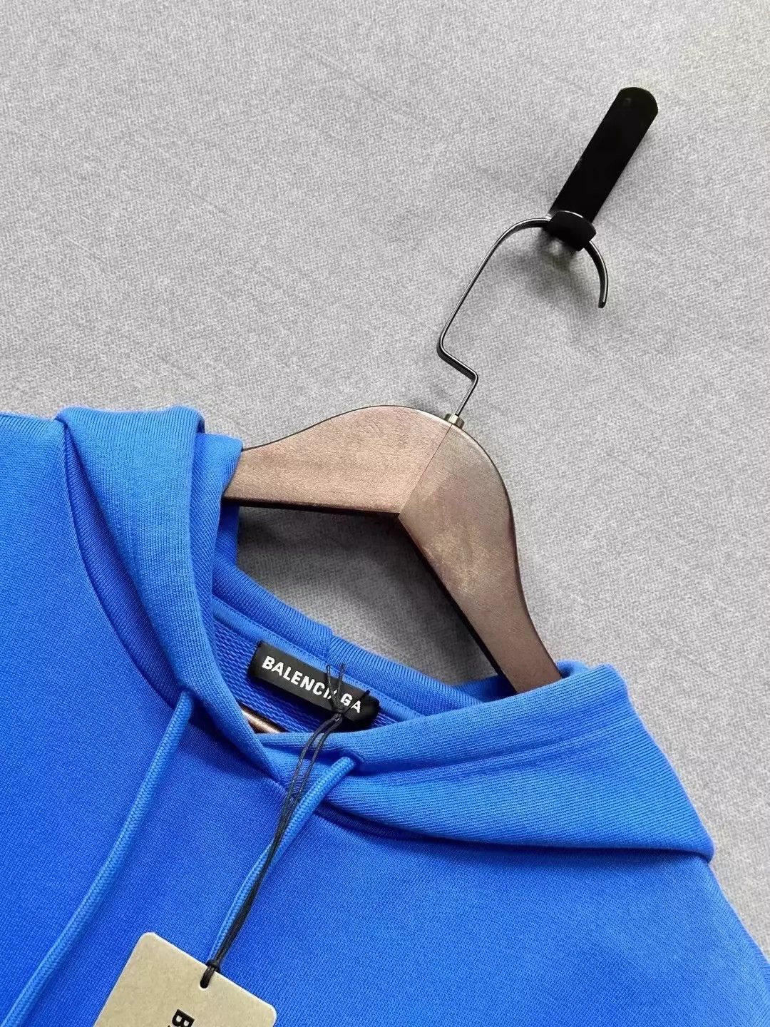 Balenciaga Balenciaga Blue Back Logo Hoodie Size US M / EU 48-50 / 2 - 3 Thumbnail