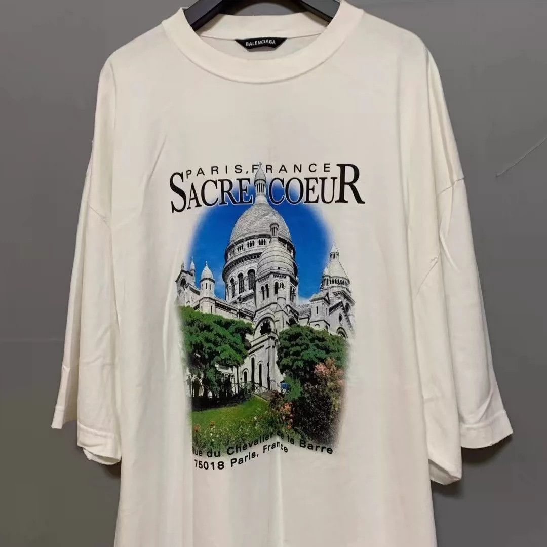 Balenciaga Balenciaga new church white short sleeved shirt Size US S / EU 44-46 / 1 - 2 Thumbnail
