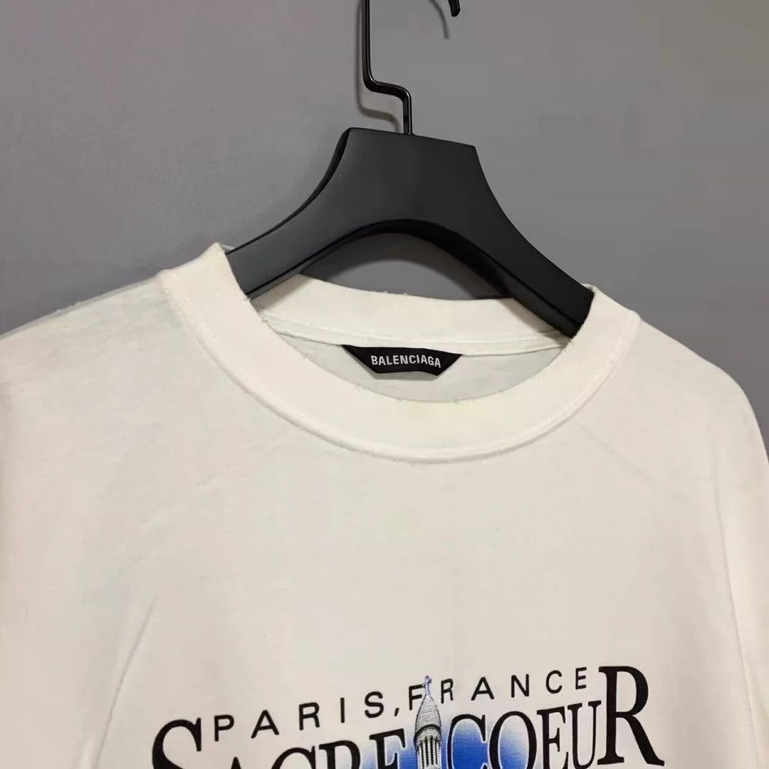 Balenciaga Balenciaga new church white short sleeved shirt Size US S / EU 44-46 / 1 - 3 Thumbnail