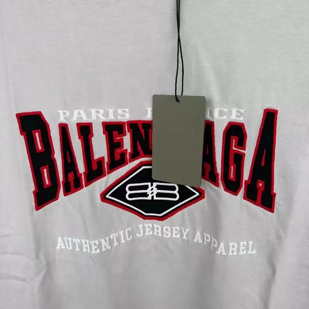 Balenciaga Balenciaga gray letter bat short sleeved shirt Size US XS / EU 42 / 0 - 3 Thumbnail
