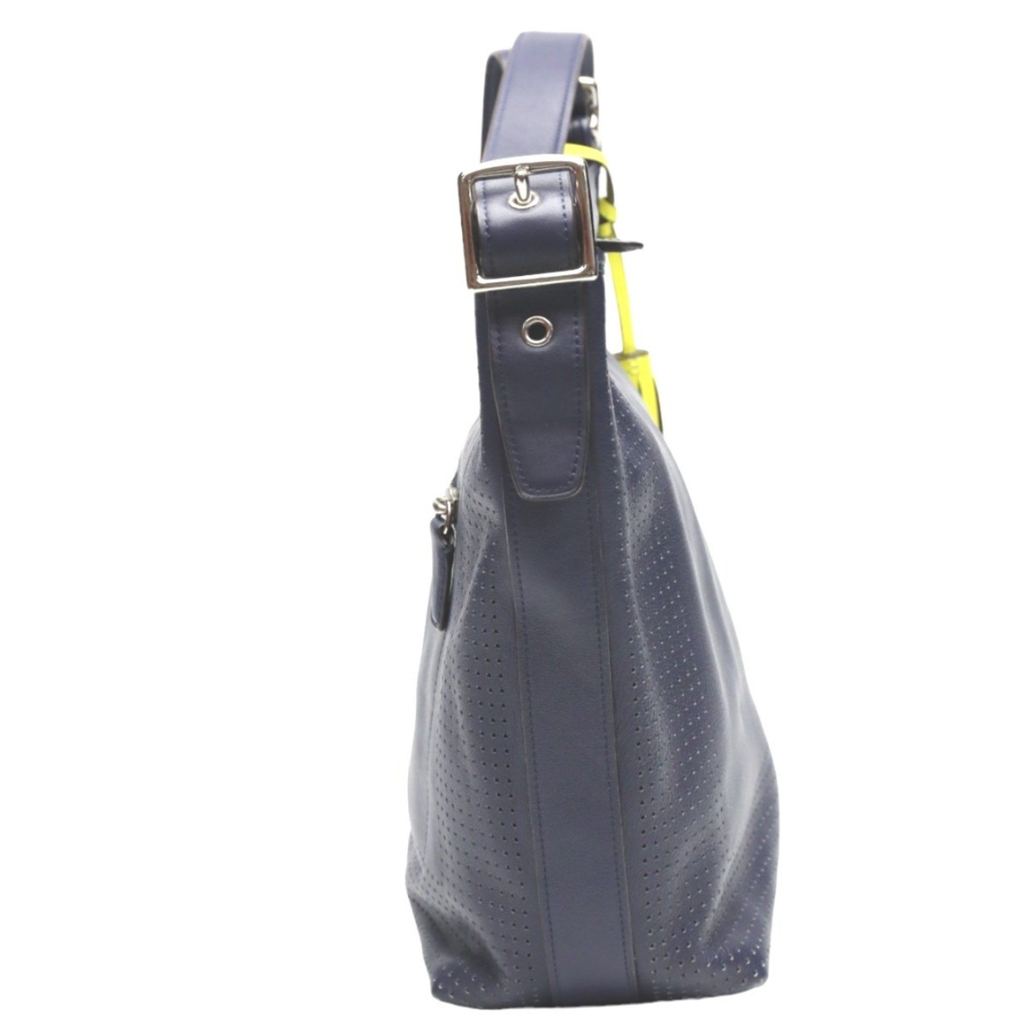 Coach Coach Shoulder Bag Leather F22762 Navy Size ONE SIZE - 4 Thumbnail