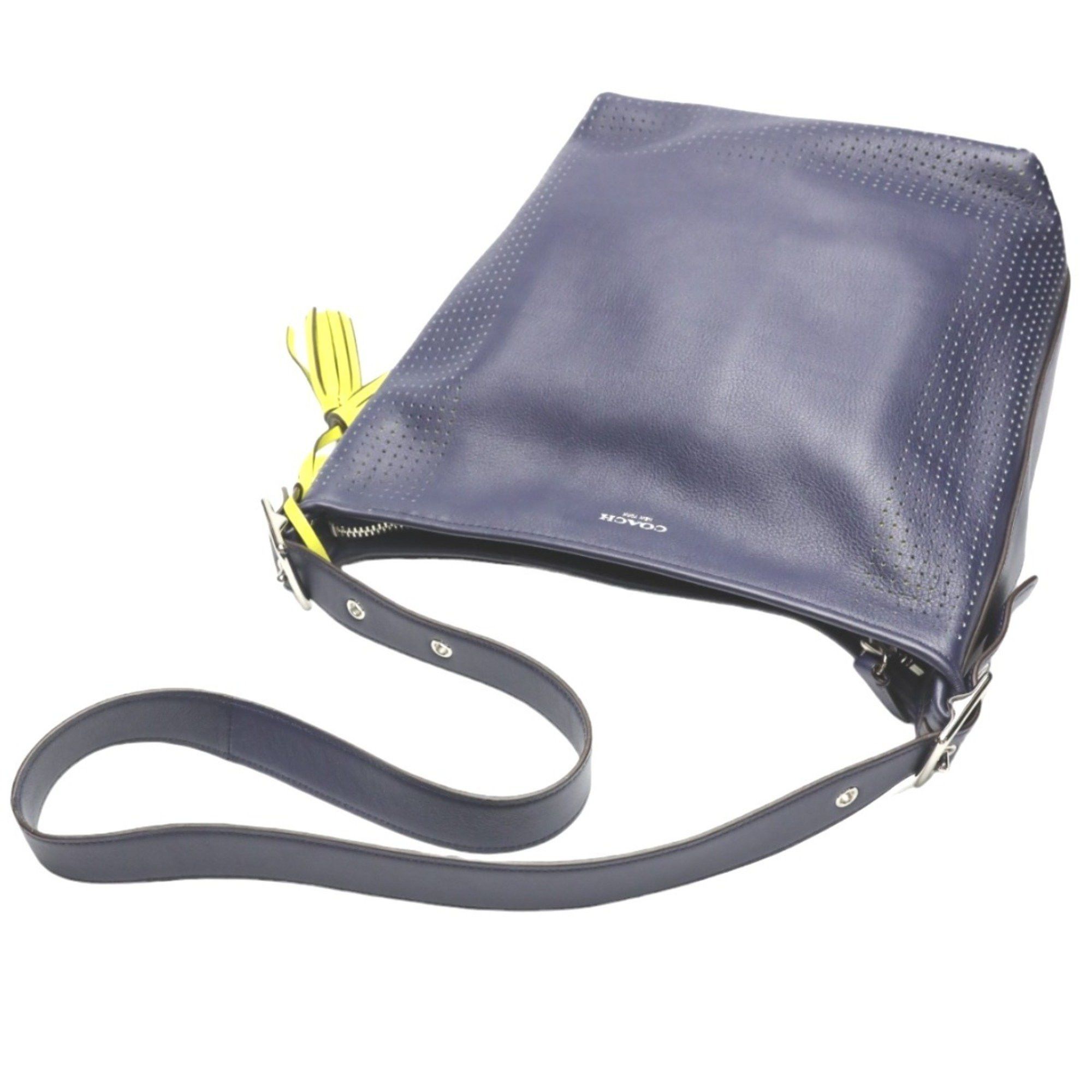 Coach Coach Shoulder Bag Leather F22762 Navy Size ONE SIZE - 5 Thumbnail