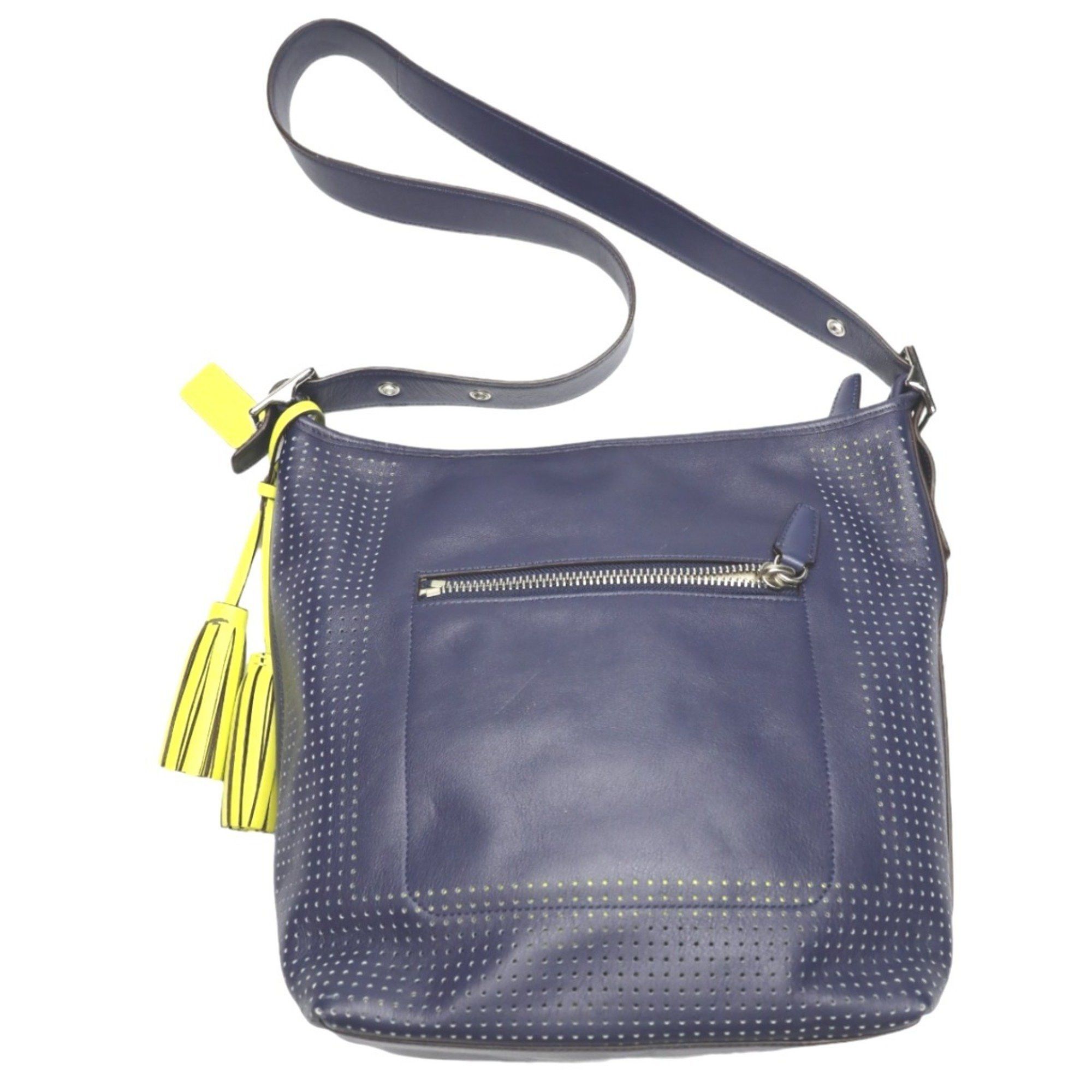 Coach Coach Shoulder Bag Leather F22762 Navy Size ONE SIZE - 2 Thumbnail