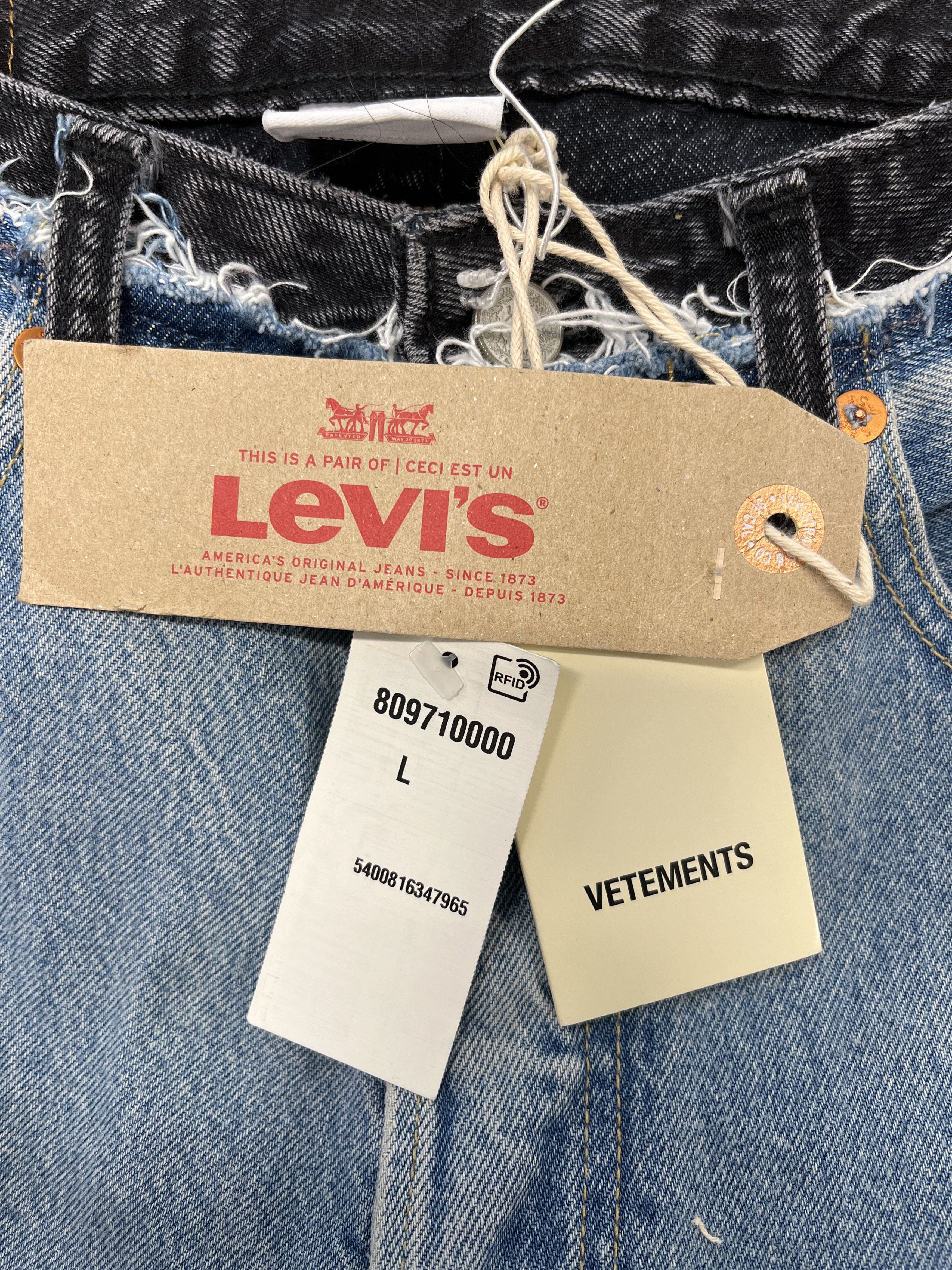 Vetements Vetements SS19 Split Denim Size 28" / US 6 / IT 42 - 5 Thumbnail