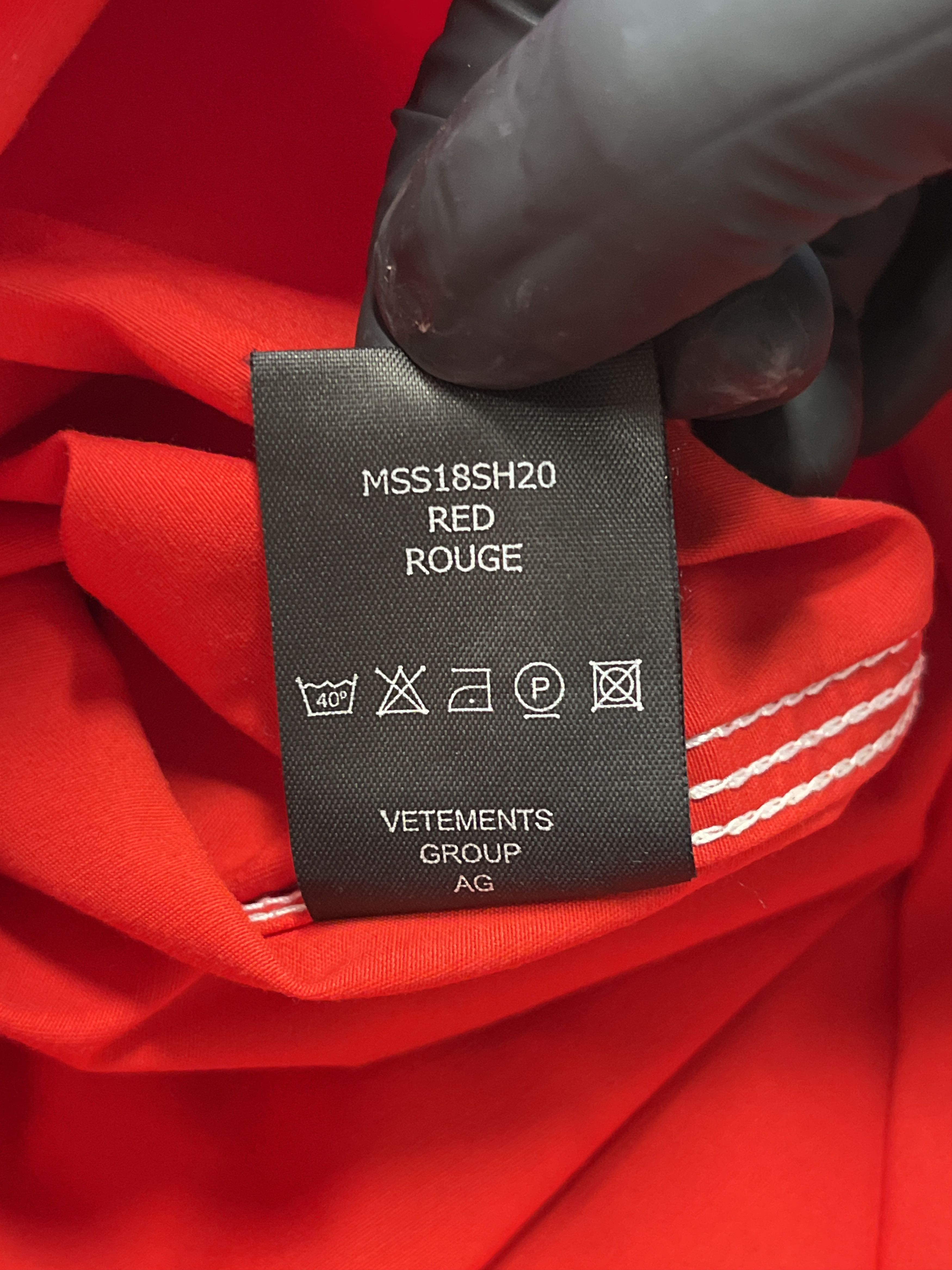 Vetements SS18 In Progress Work Shirt Size US S / EU 44-46 / 1 - 7 Thumbnail