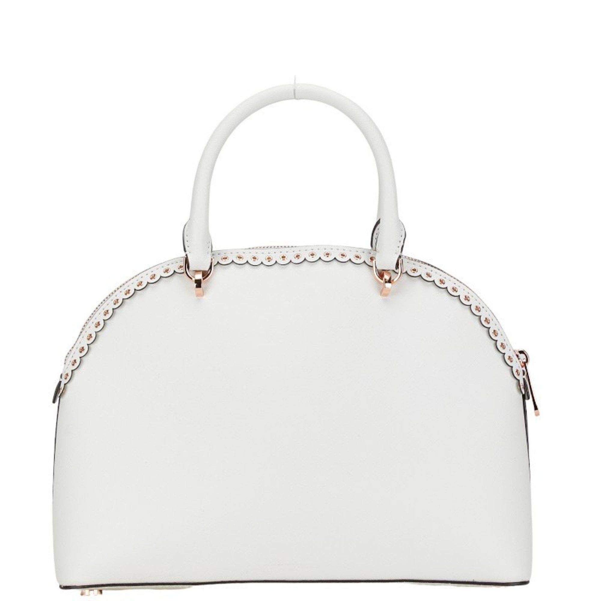Michael Kors Michael Kors Emmy Handbag Shoulder Bag 2WAY White Leather Women's Size ONE SIZE - 4 Thumbnail
